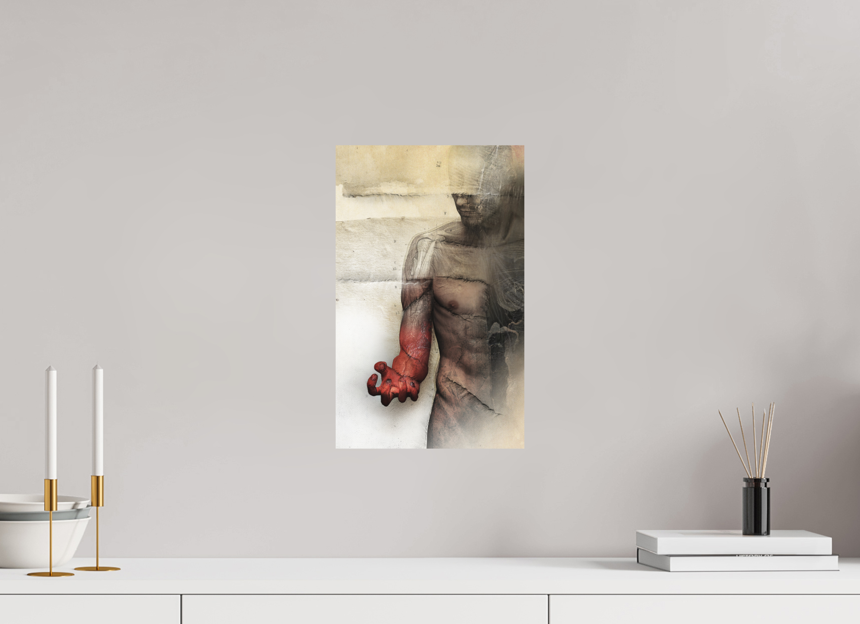 25 x 40,2 cm, Papier Hahnemuhle Frankenstein