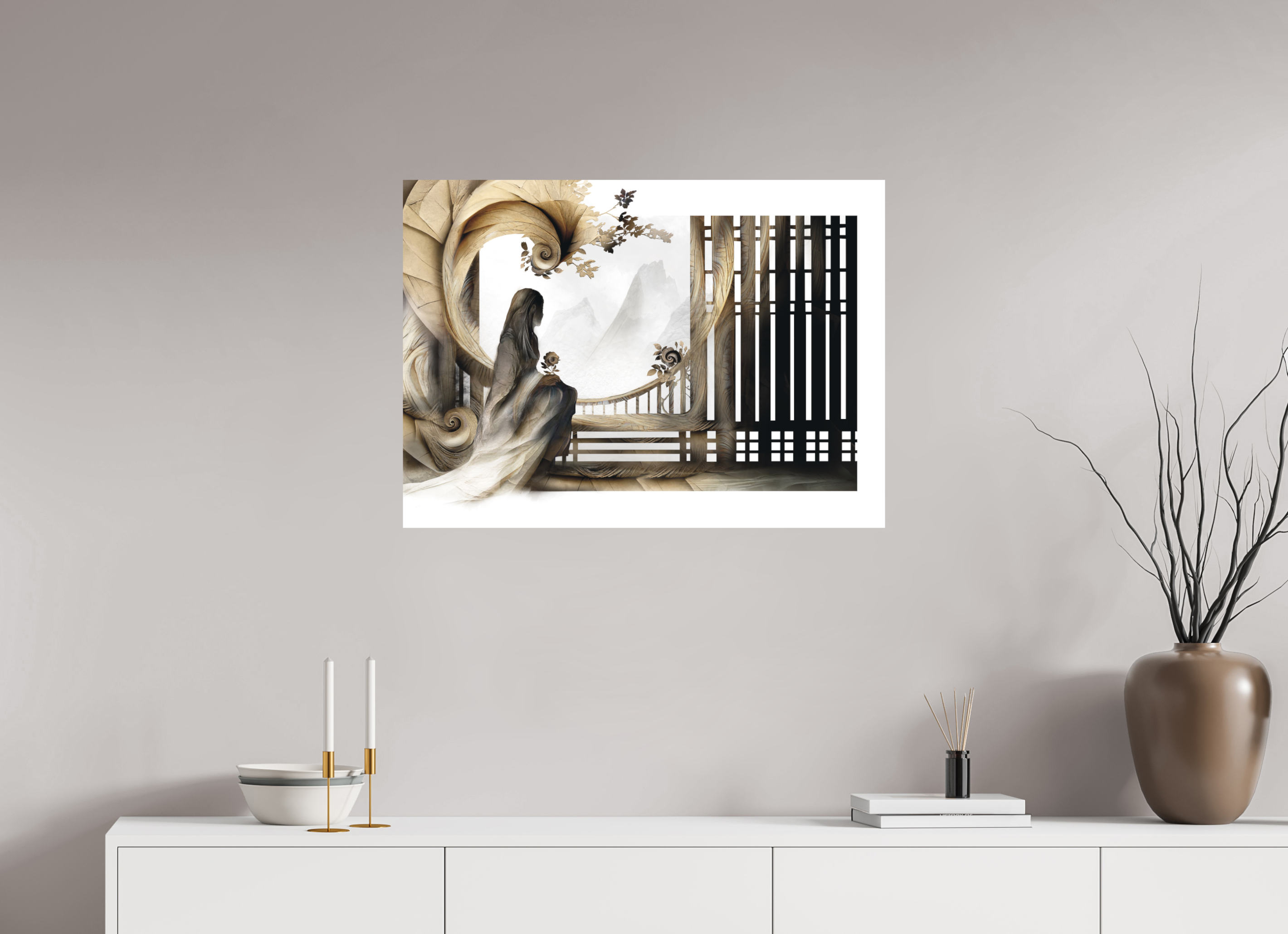 83,1 x 60 cm, Hahnemuhle Asuka