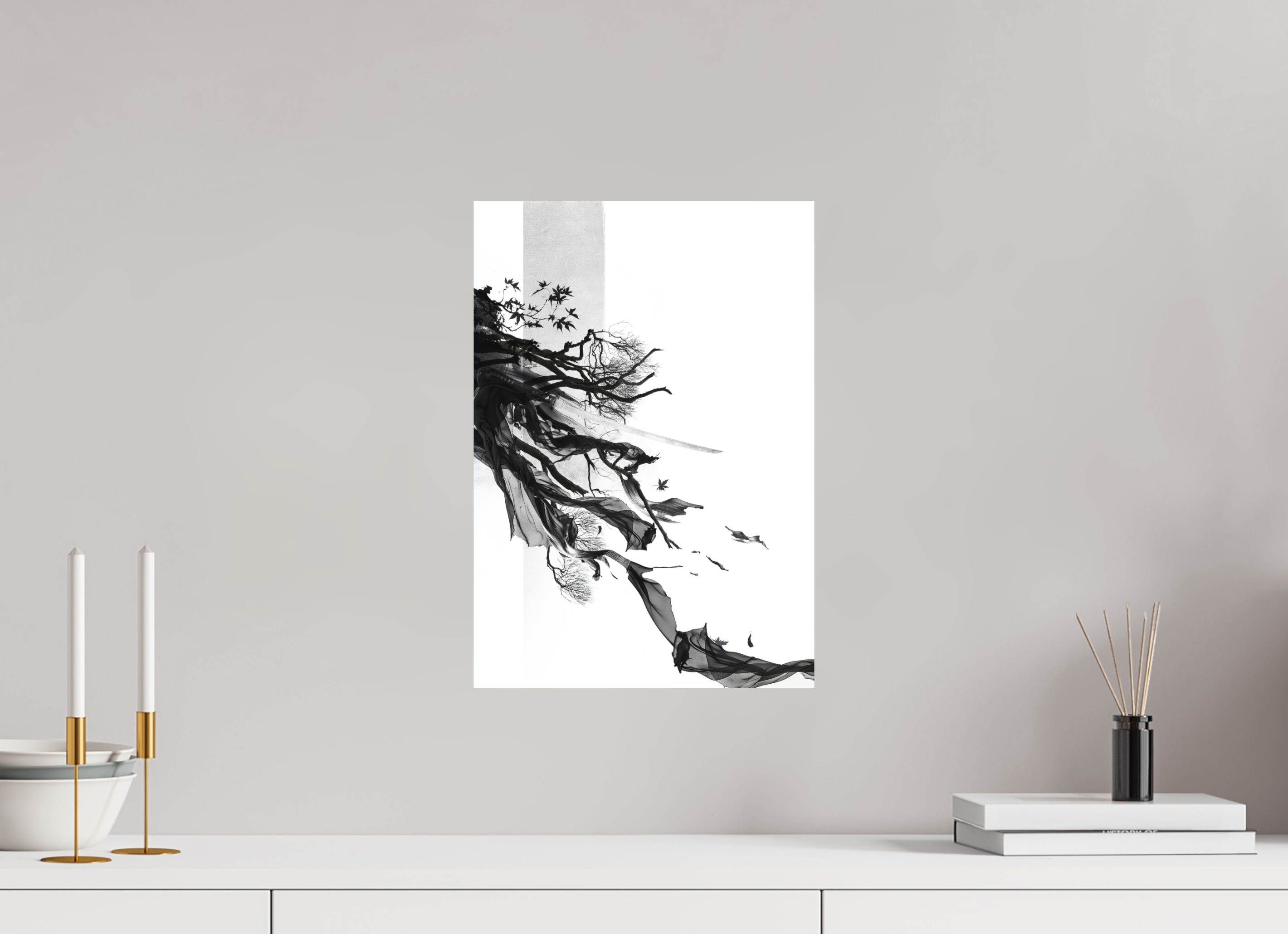 30 x 42,9 cm, Forex Kakemono Automne