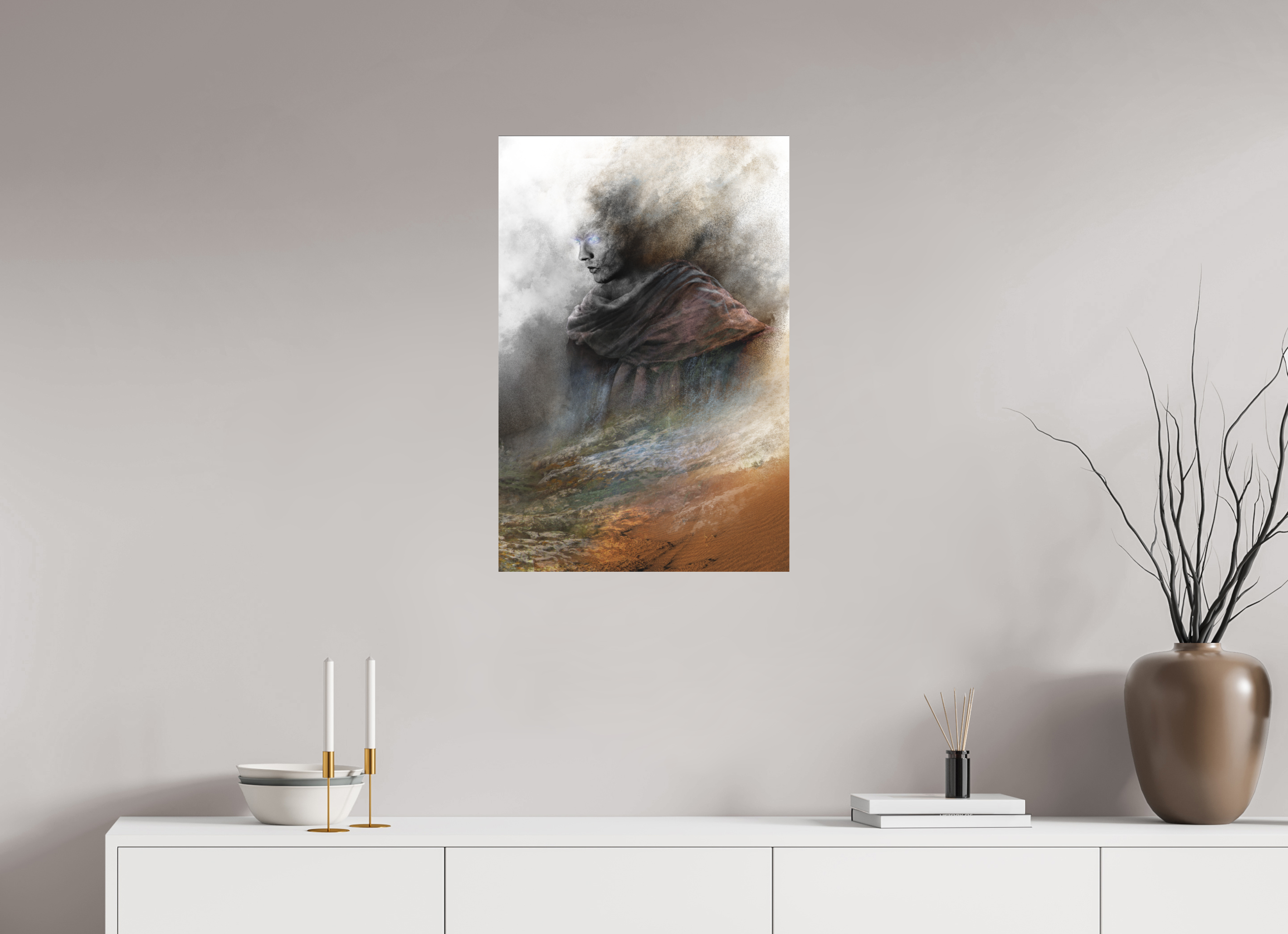 50 x 75 cm, Forex Dune - L'Empereur-Dieu de Dune