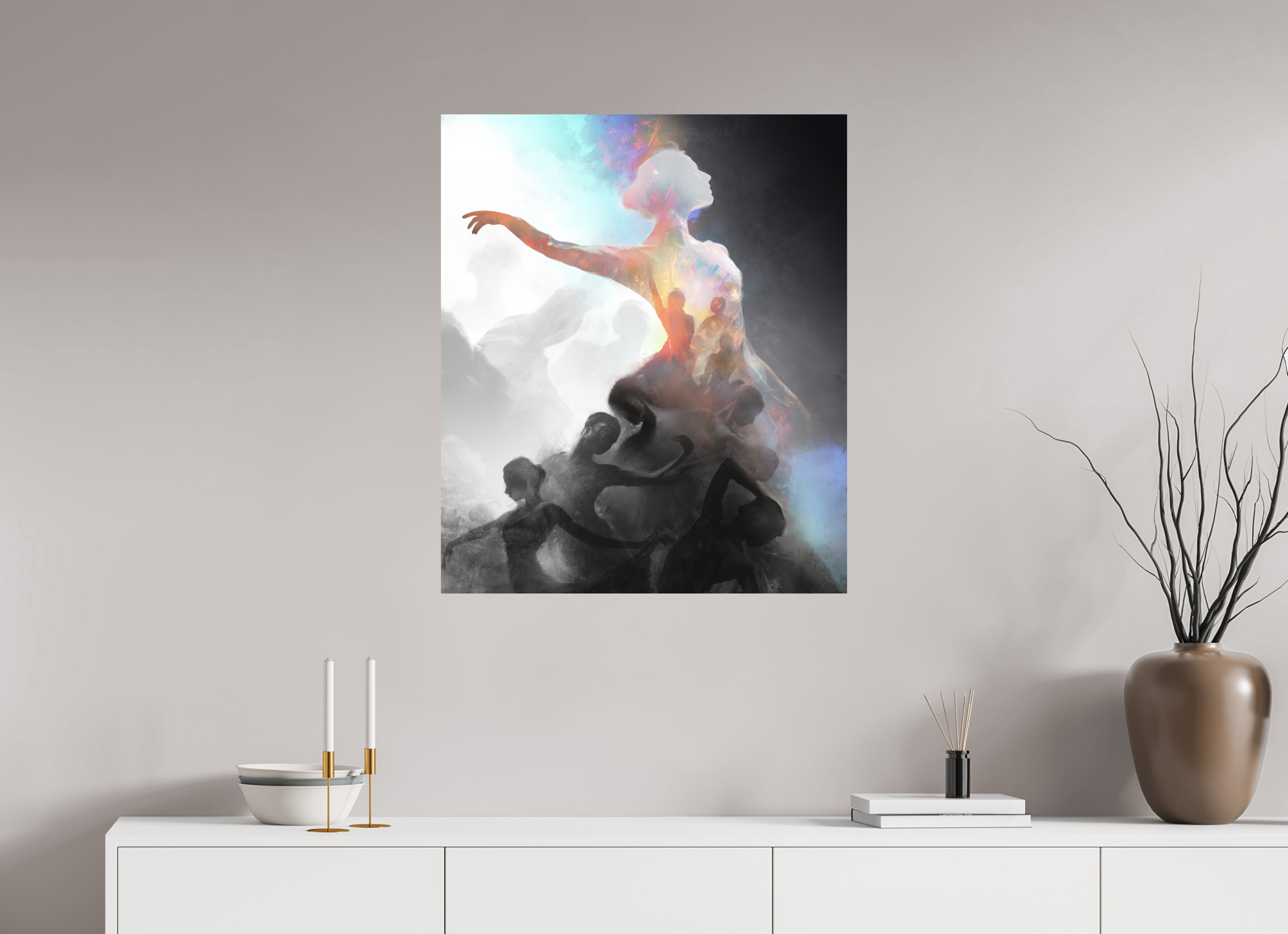 70 x 82,6 cm, Papier Hahnemuhle La Danseuse