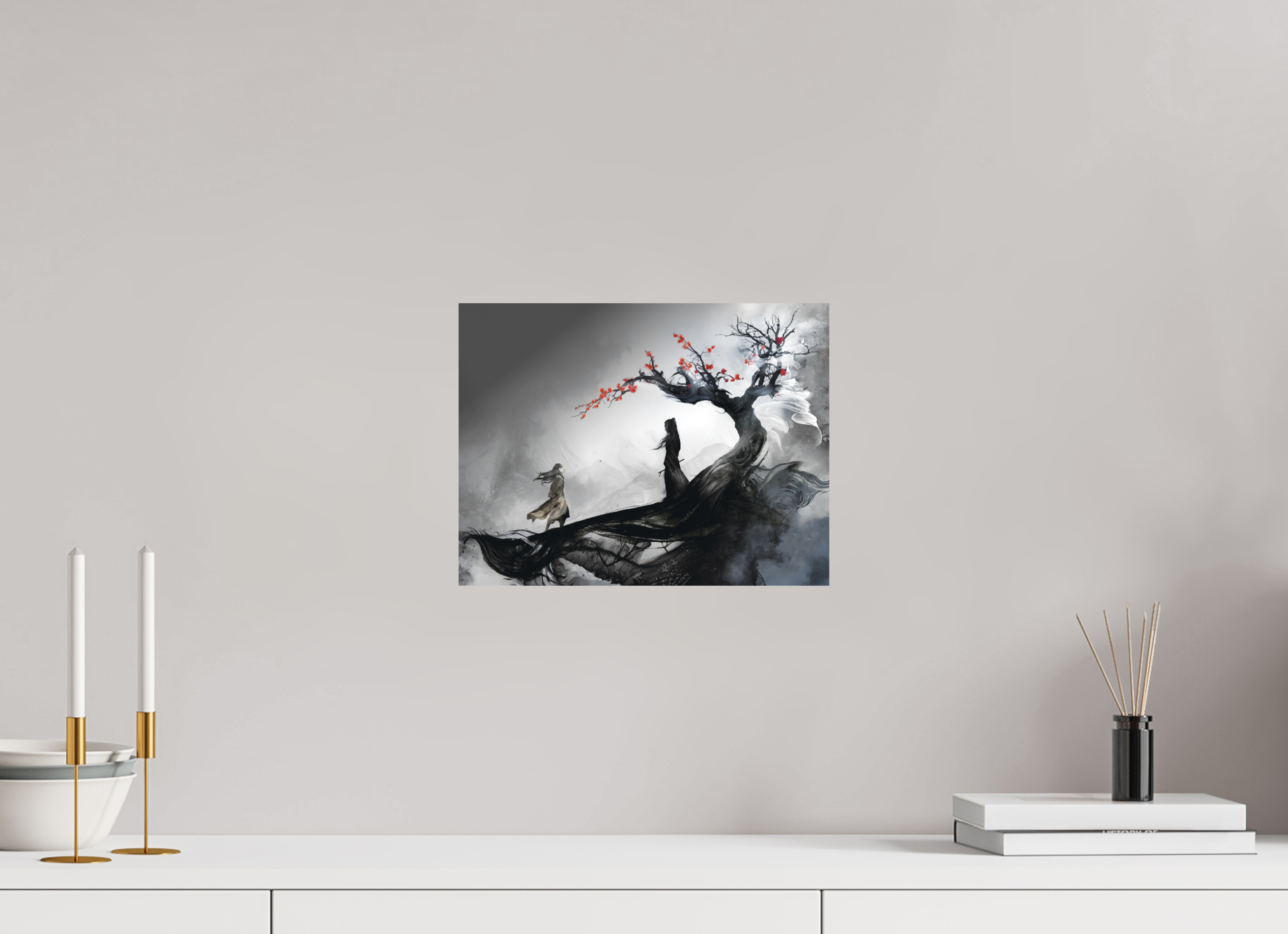 32,8 x 25 cm, Hahnemuhle Asuka - Le Royaume d'encre