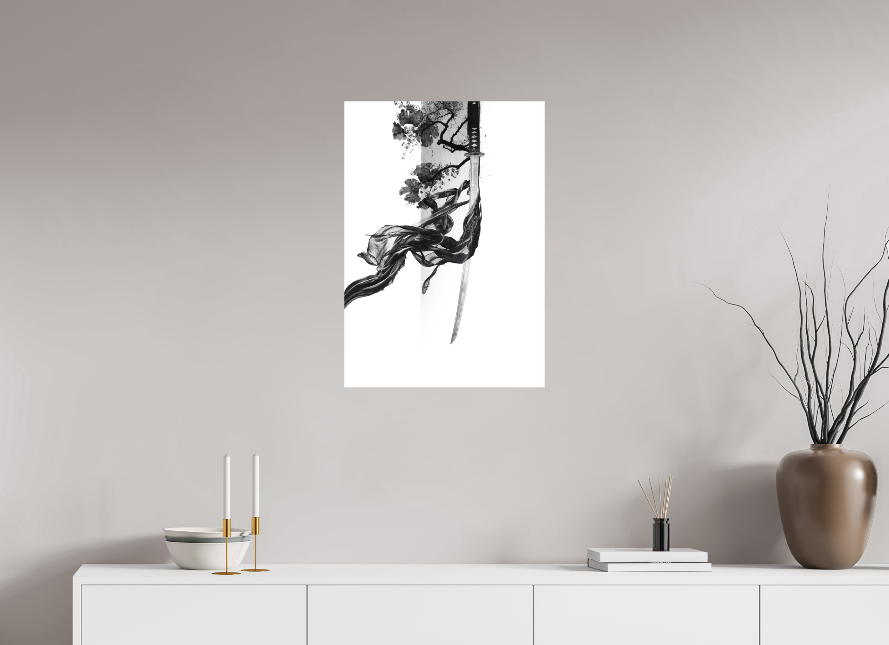 50 x 71,4 cm, Hahnemuhle Kakemono Printemps