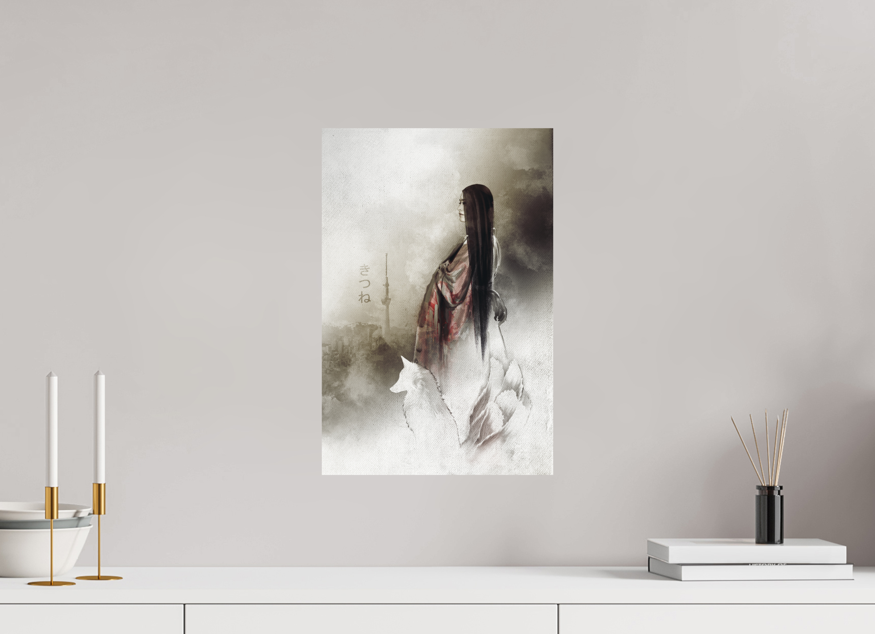 30 x 45 cm, Plaque Forex Les Noces de la Renarde