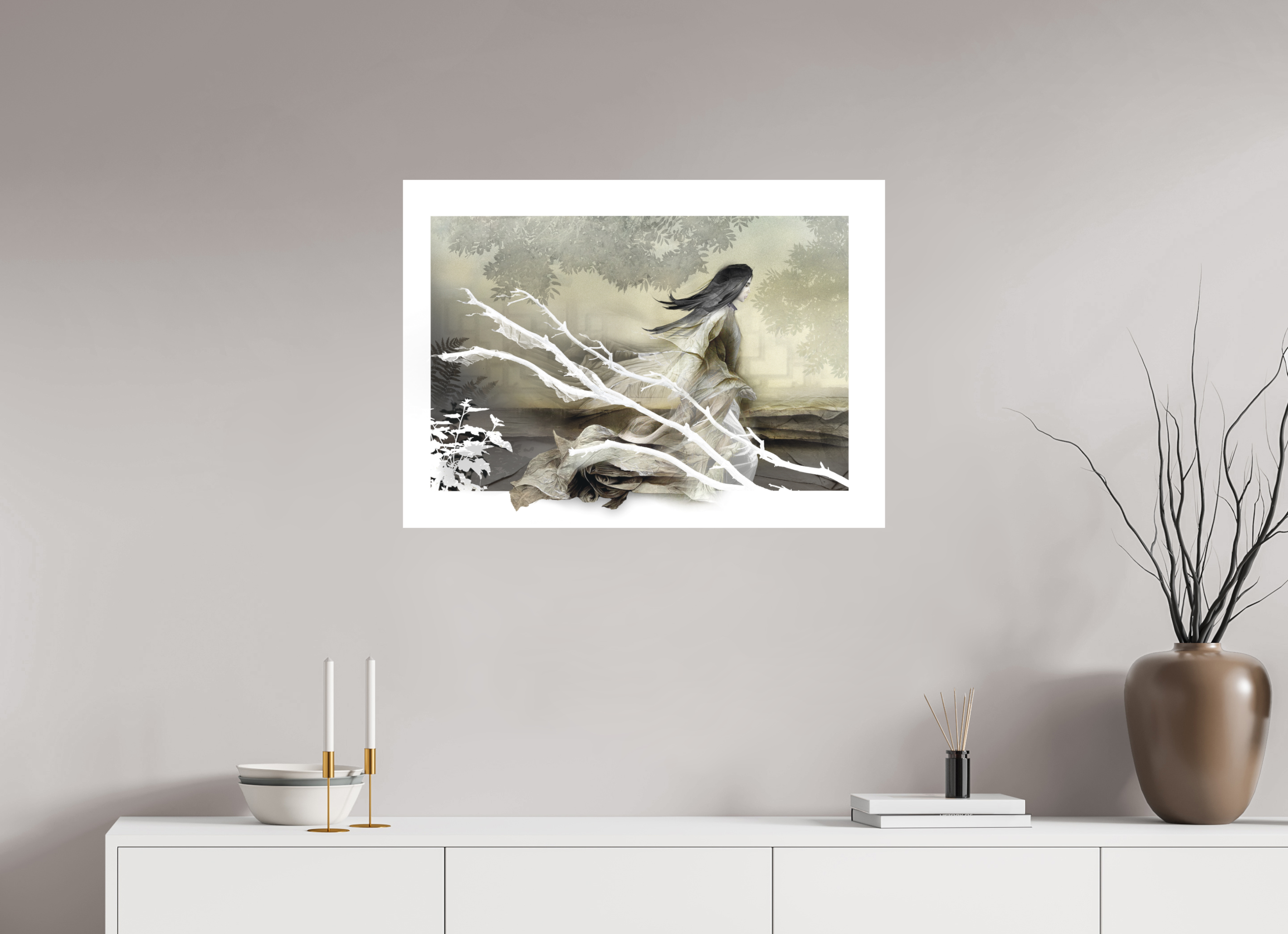 83,1 x 60 cm, Hahnemuhle Asuka