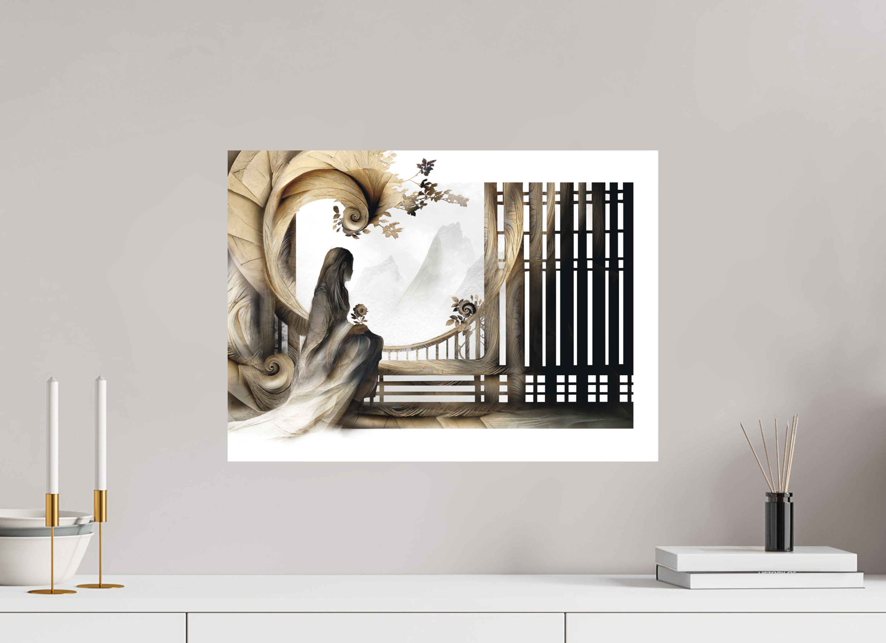 55,4 x 40 cm, Hahnemuhle Asuka