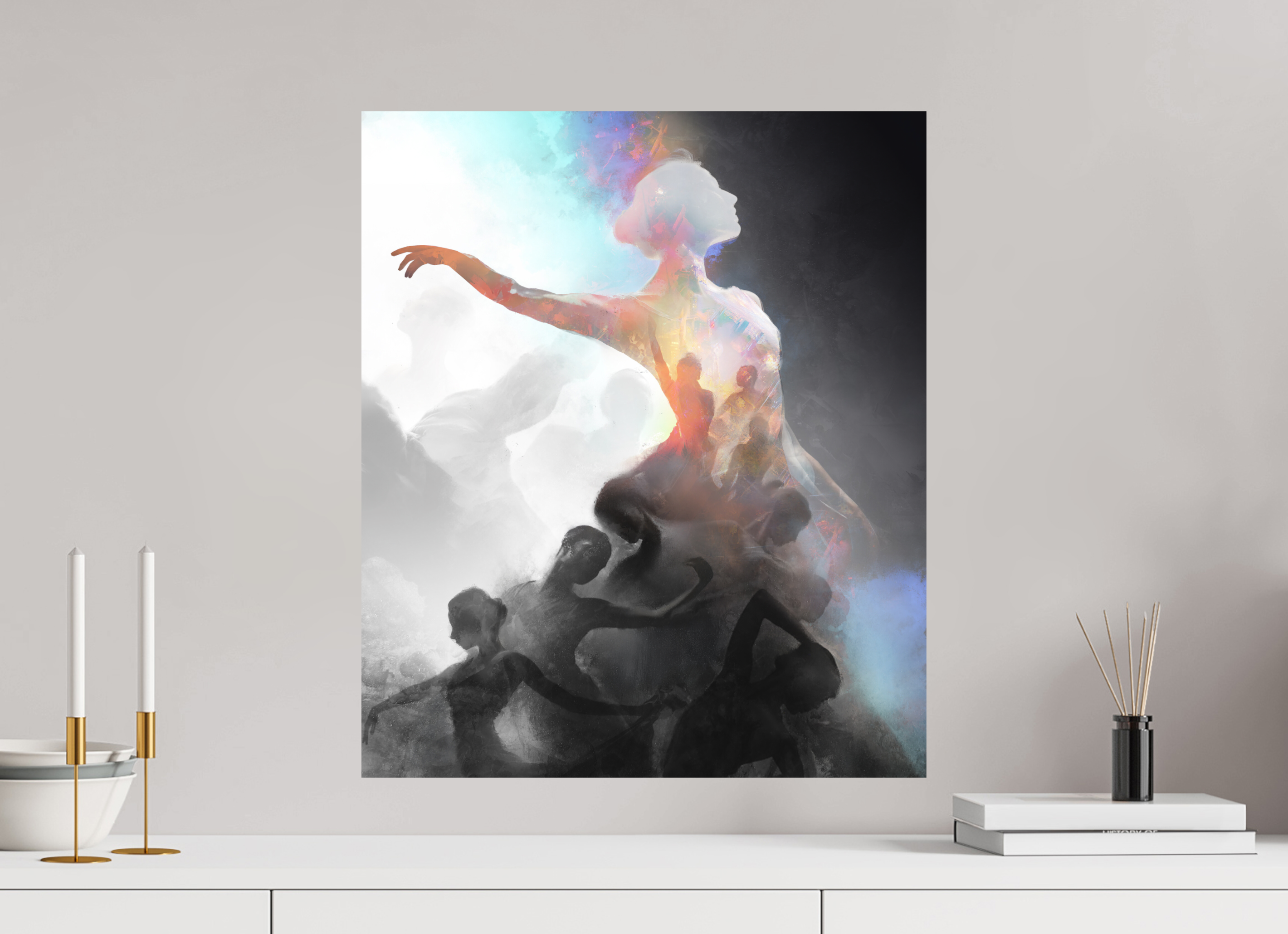 50 x 59 cm, Papier Hahnemuhle La Danseuse