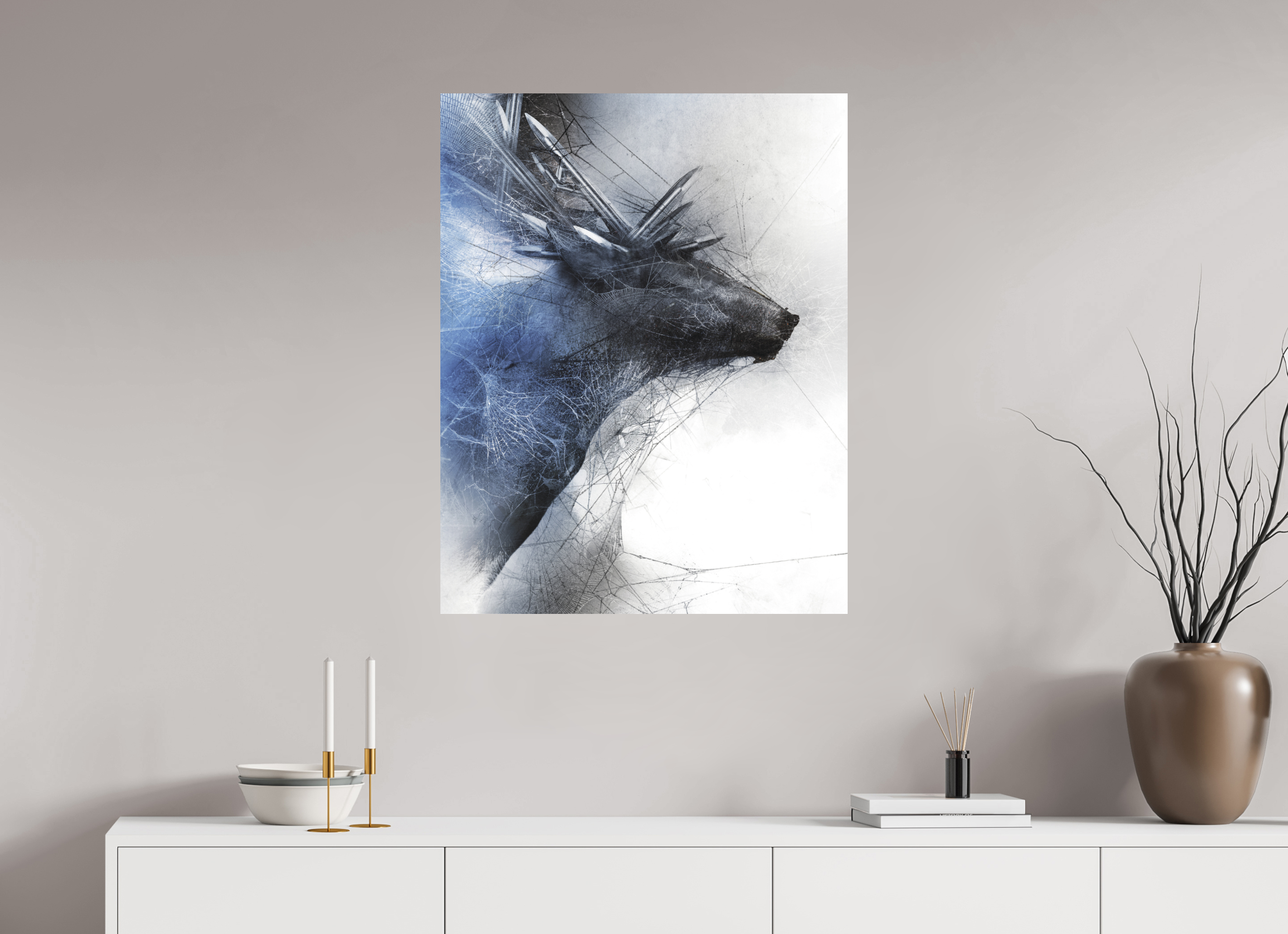 70 x 89,5 cm, Forex L'Epée, la Famine et la Peste