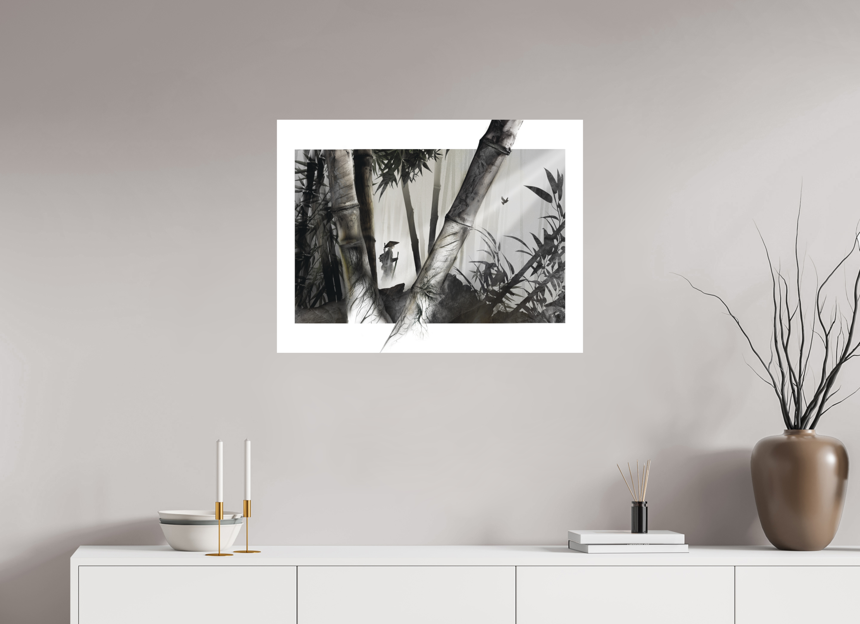 78,8 x 60 cm, Forex Asuka - Les marais noirs