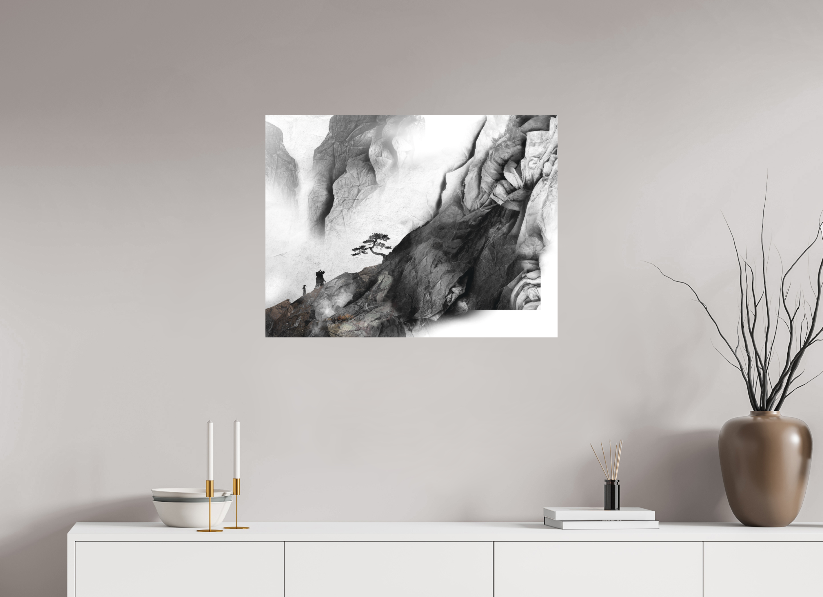 78,8 x 60 cm, Hahnemuhle Asuka - L'ascension