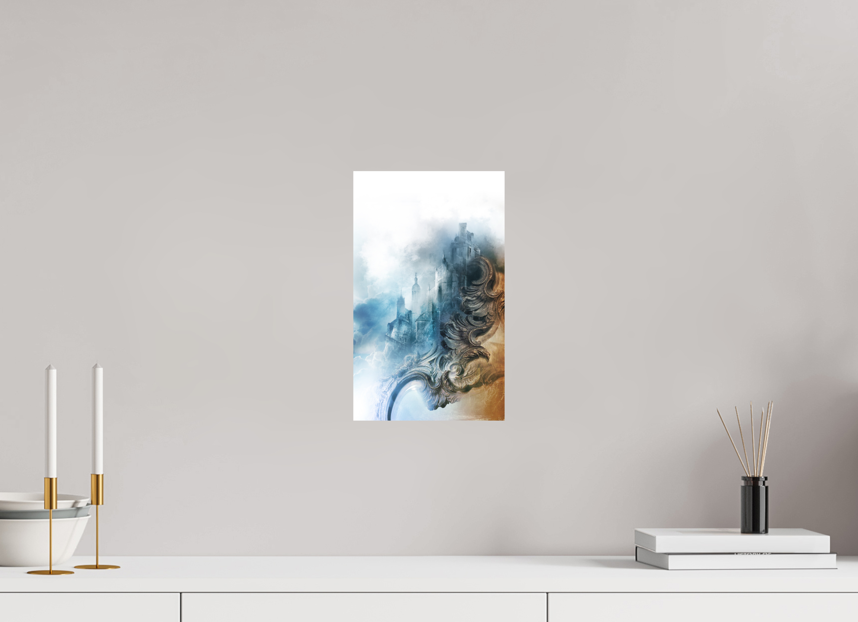 20 x 33 cm, Plaque Forex La Passe-miroir - Les Fiancés de l'hiver