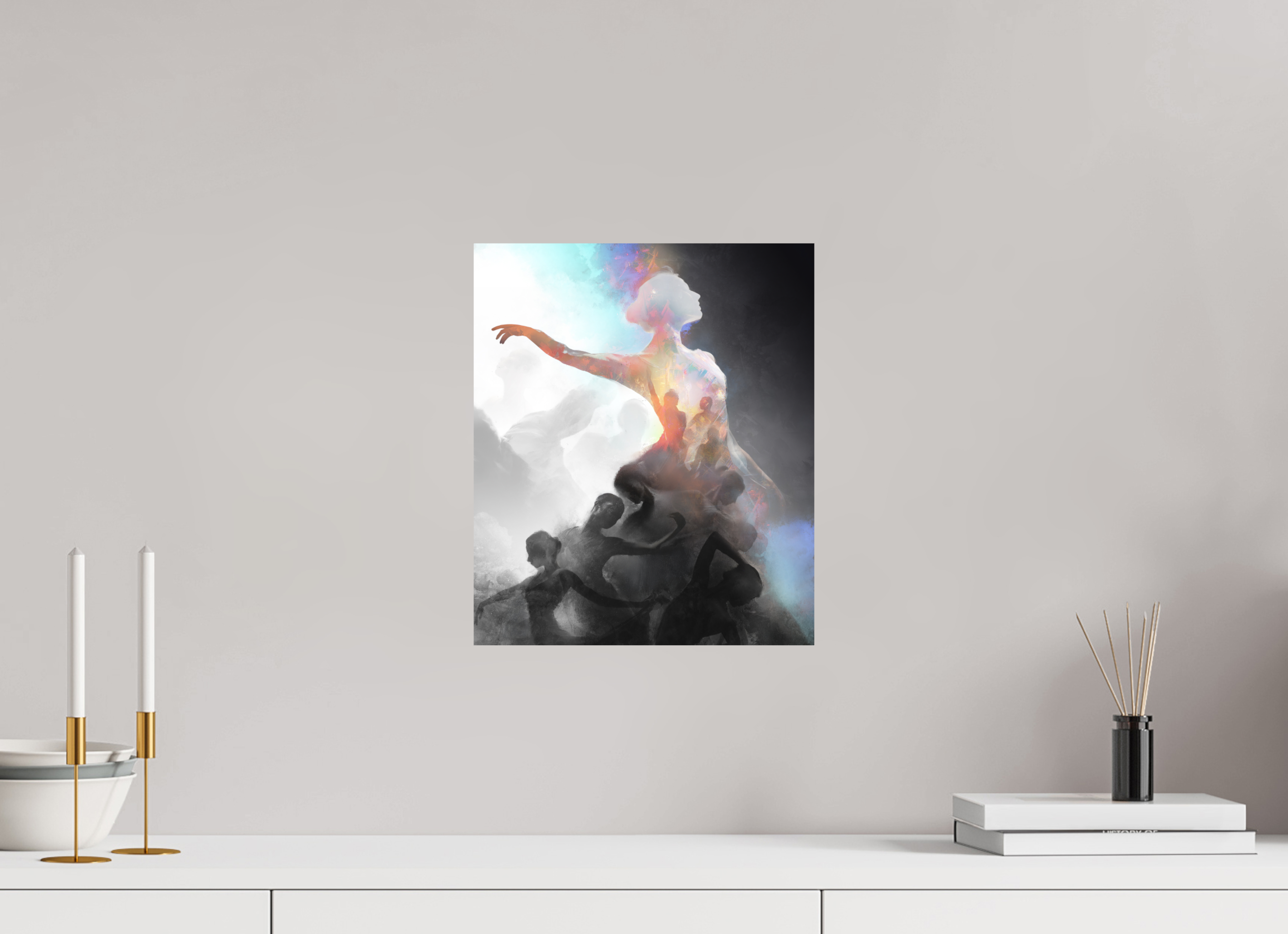 30 x 35,4 cm, Plaque Forex La Danseuse