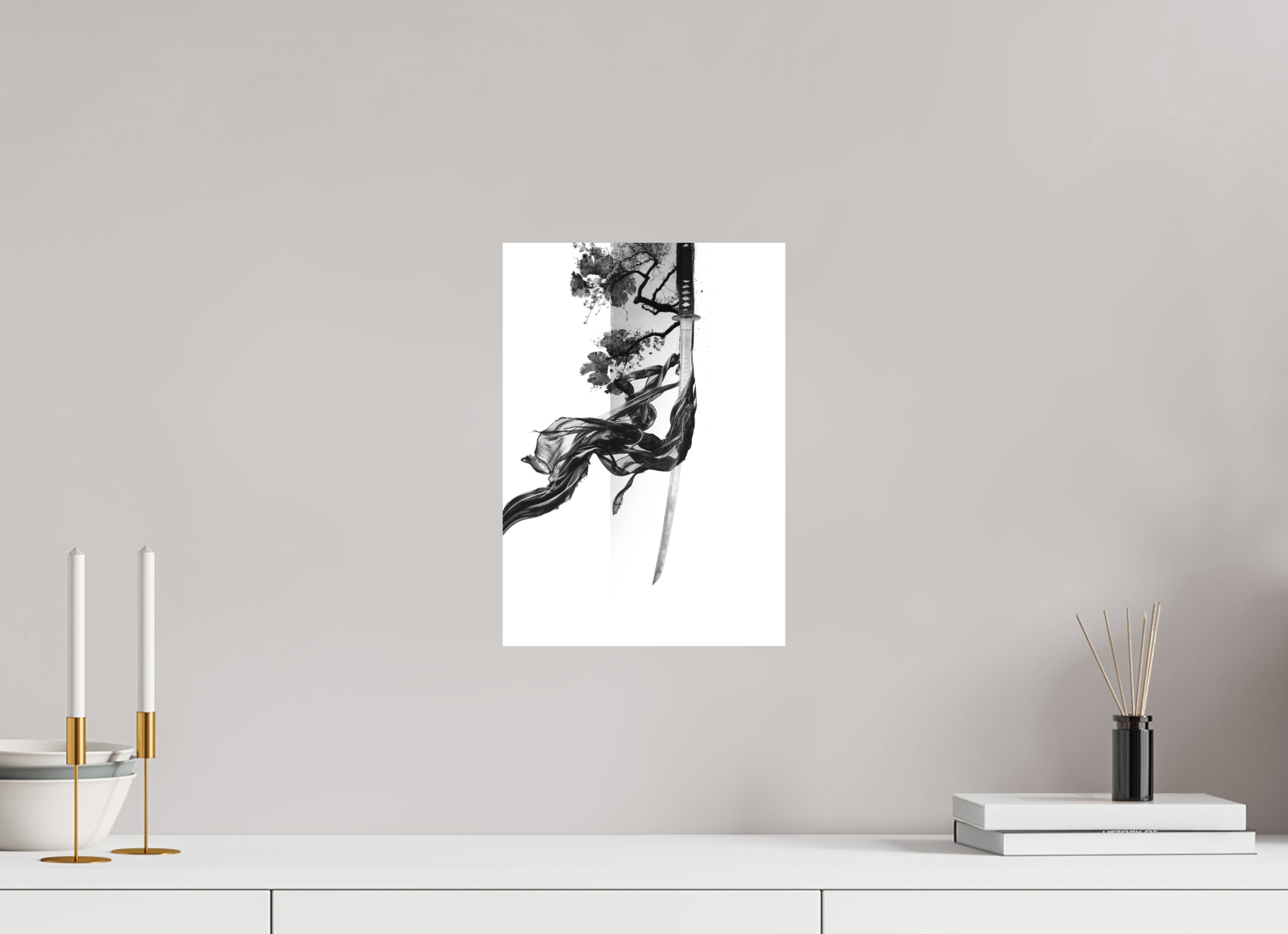 25 x 35,7 cm, Hahnemuhle Kakemono Printemps