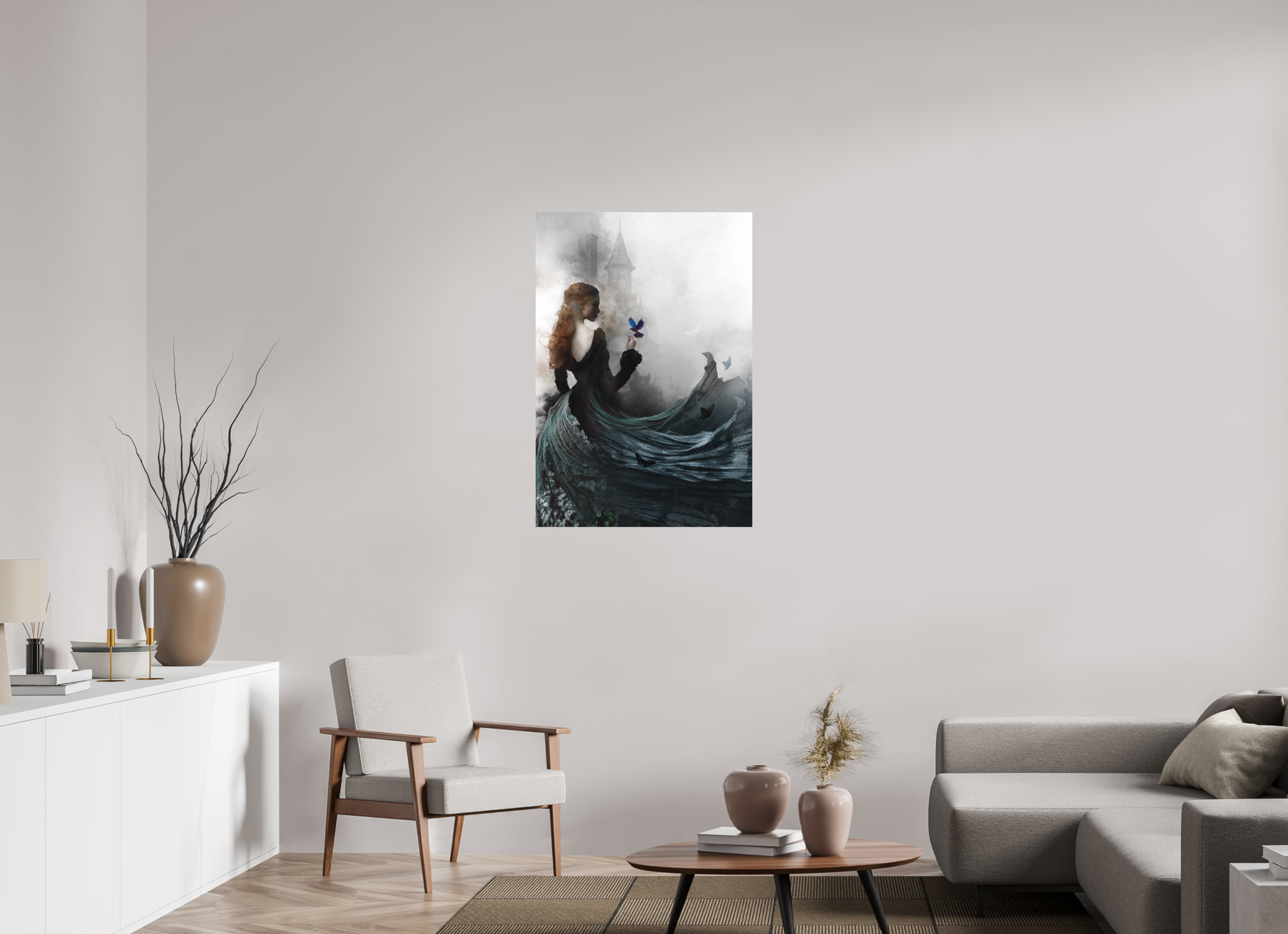 70 x 101,8 cm, Forex Les Maudits de Faerywood - tome 1