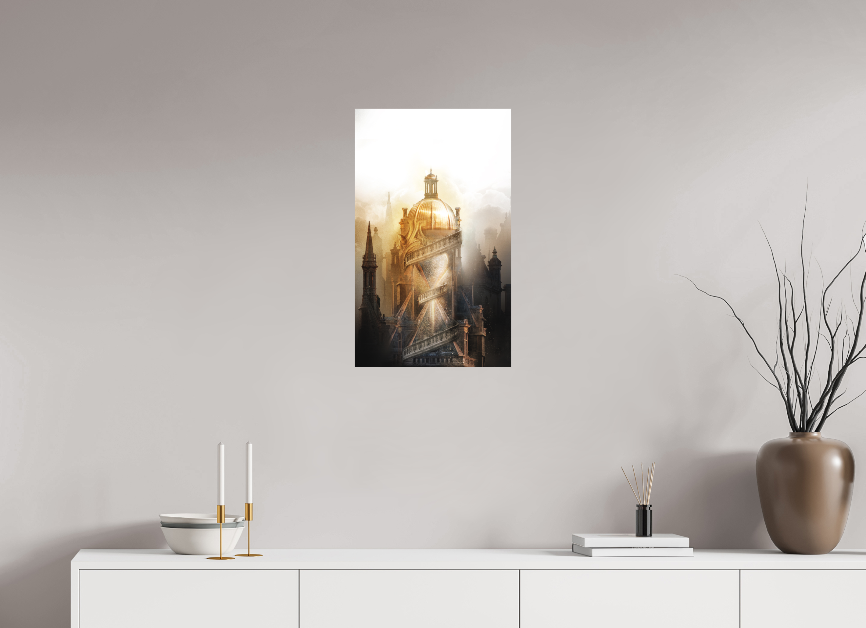 40 x 66 cm, Plaque Forex La Passe-miroir, les disparus du Clairdelune