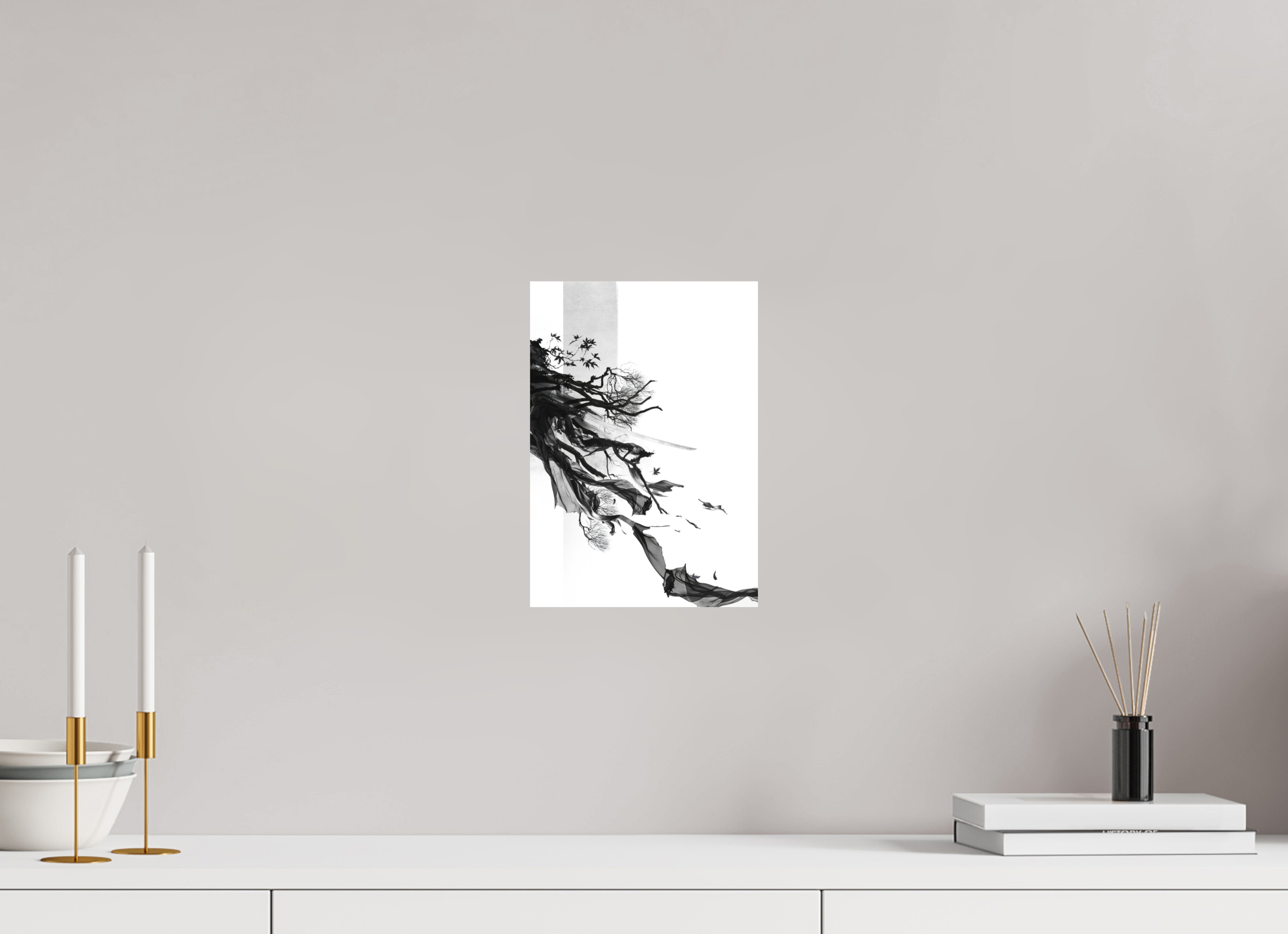 20 x 28,6 cm, Forex Kakemono Automne