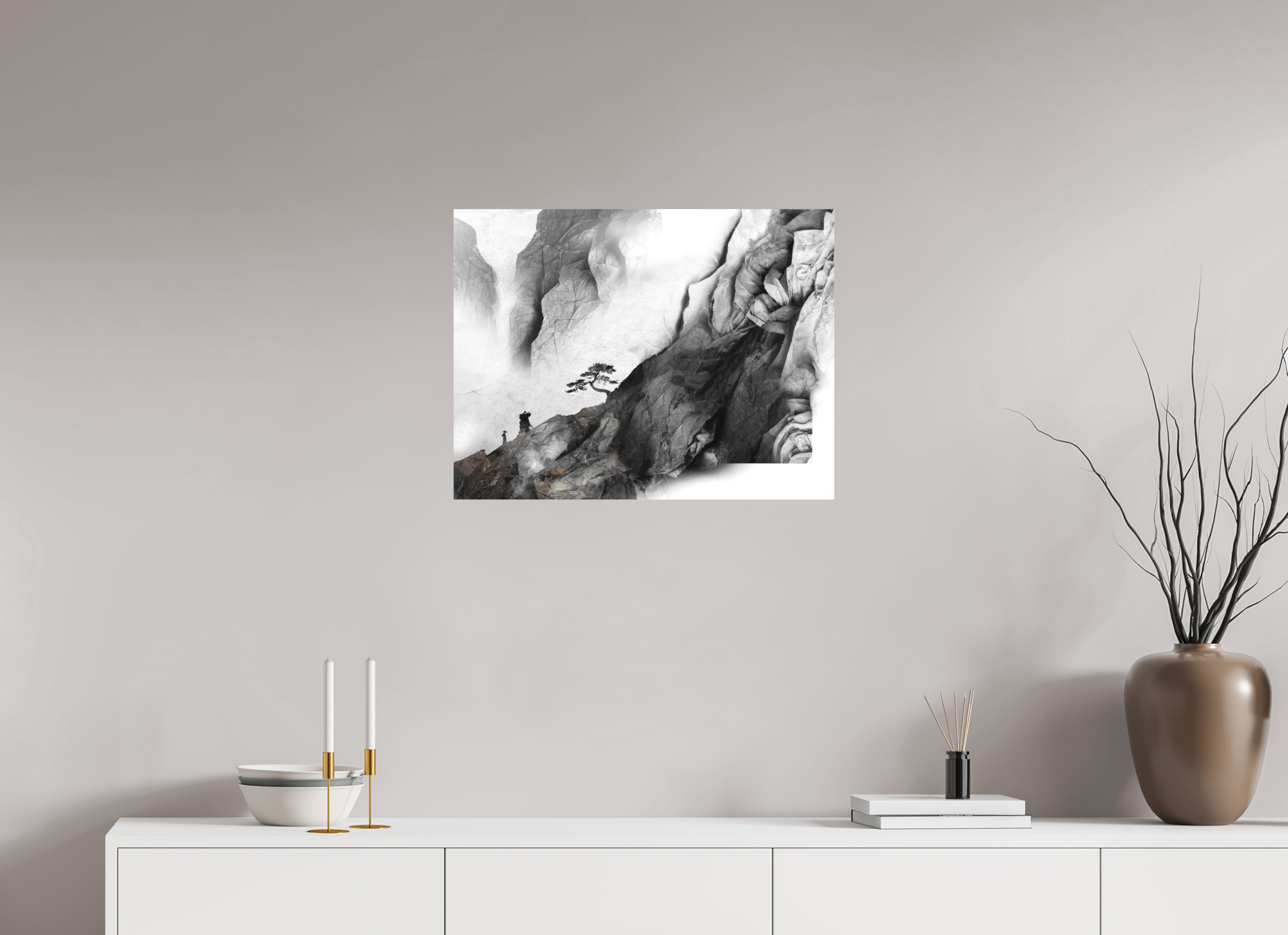 65,6 x 50 cm, Hahnemuhle Asuka - L'ascension