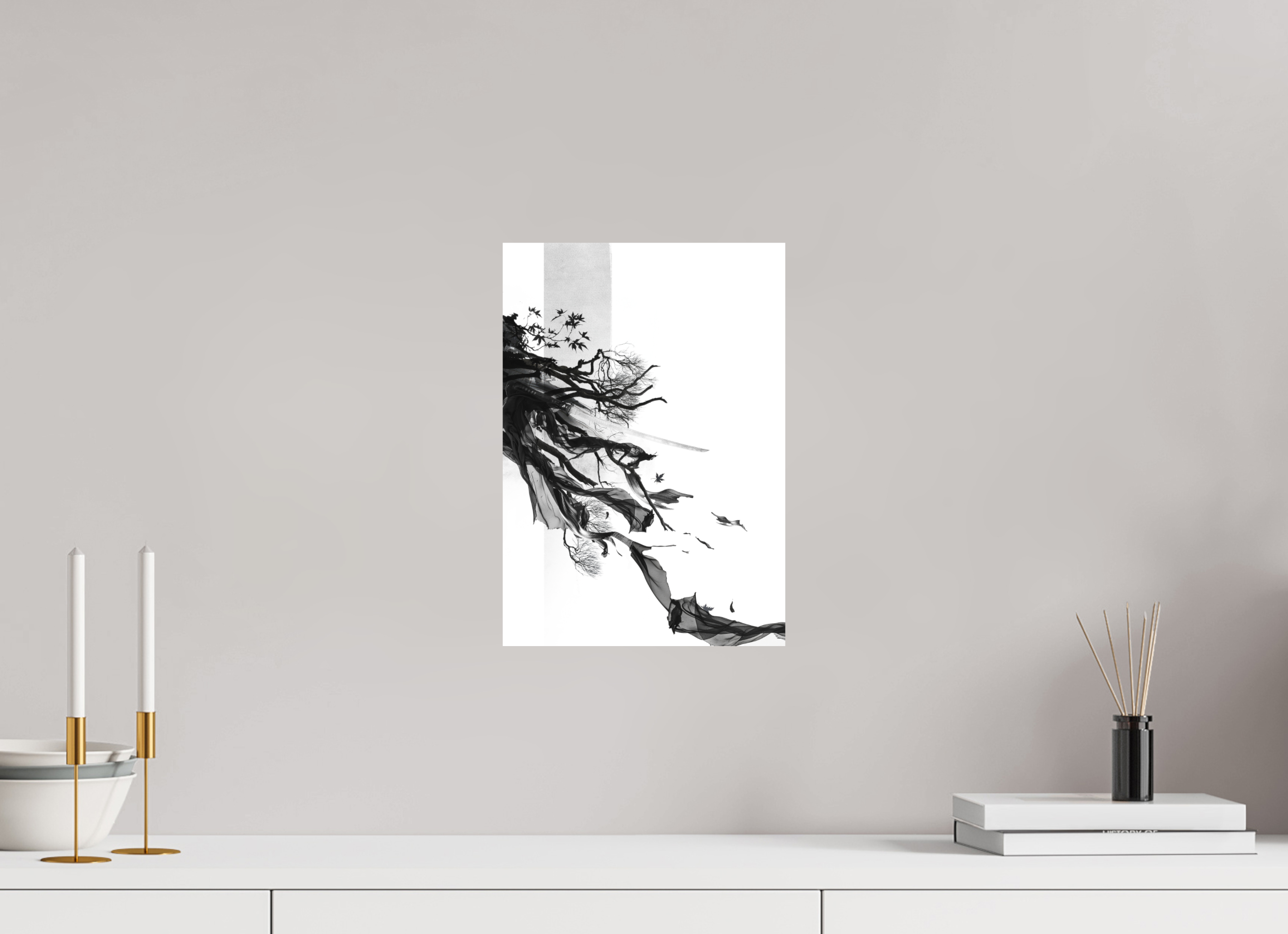 25 x 35,7 cm, Hahnemuhle Kakemono Automne