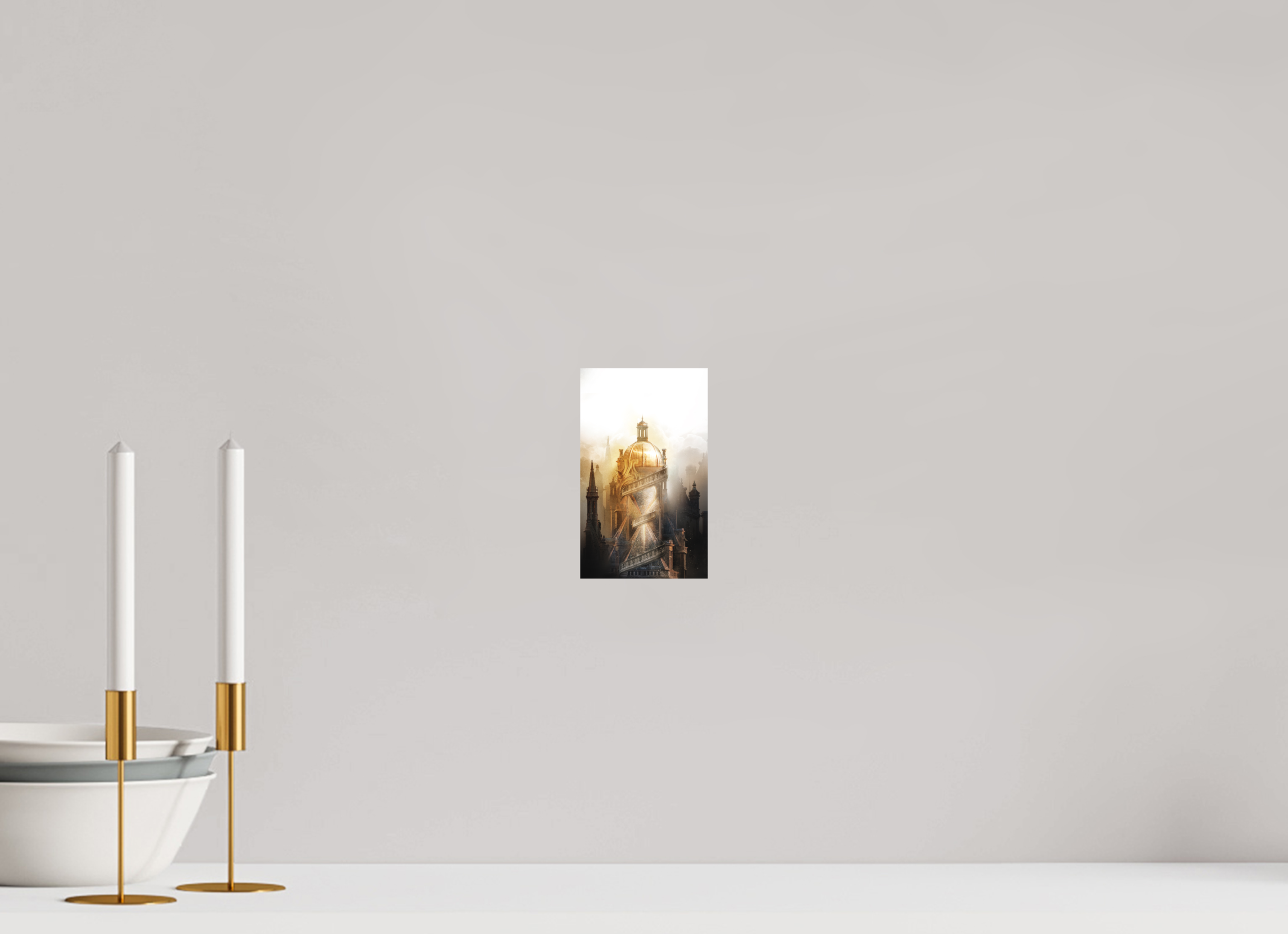 10 x 16,5 cm, Plaque Forex La Passe-miroir, les disparus du Clairdelune