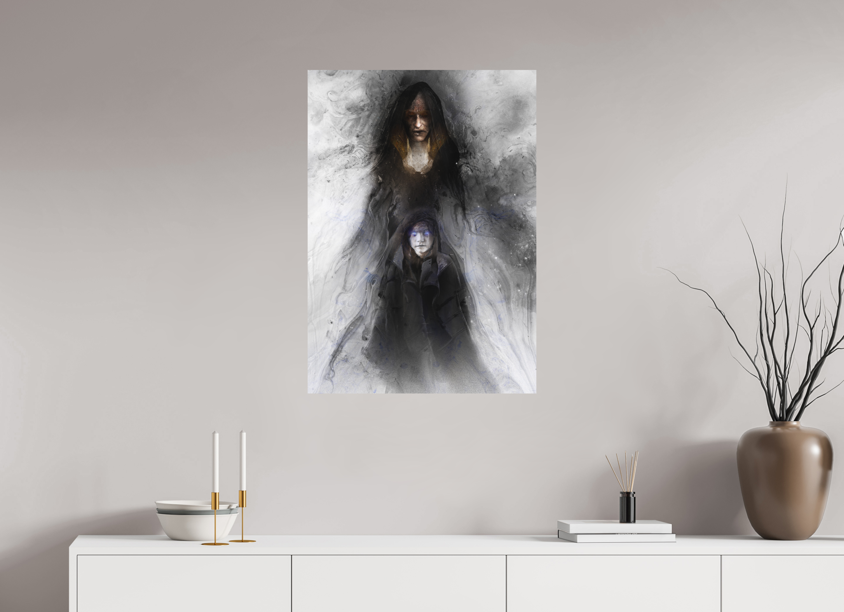 60 x 84,9 cm, Forex Révérende Mère & Alia Atréides