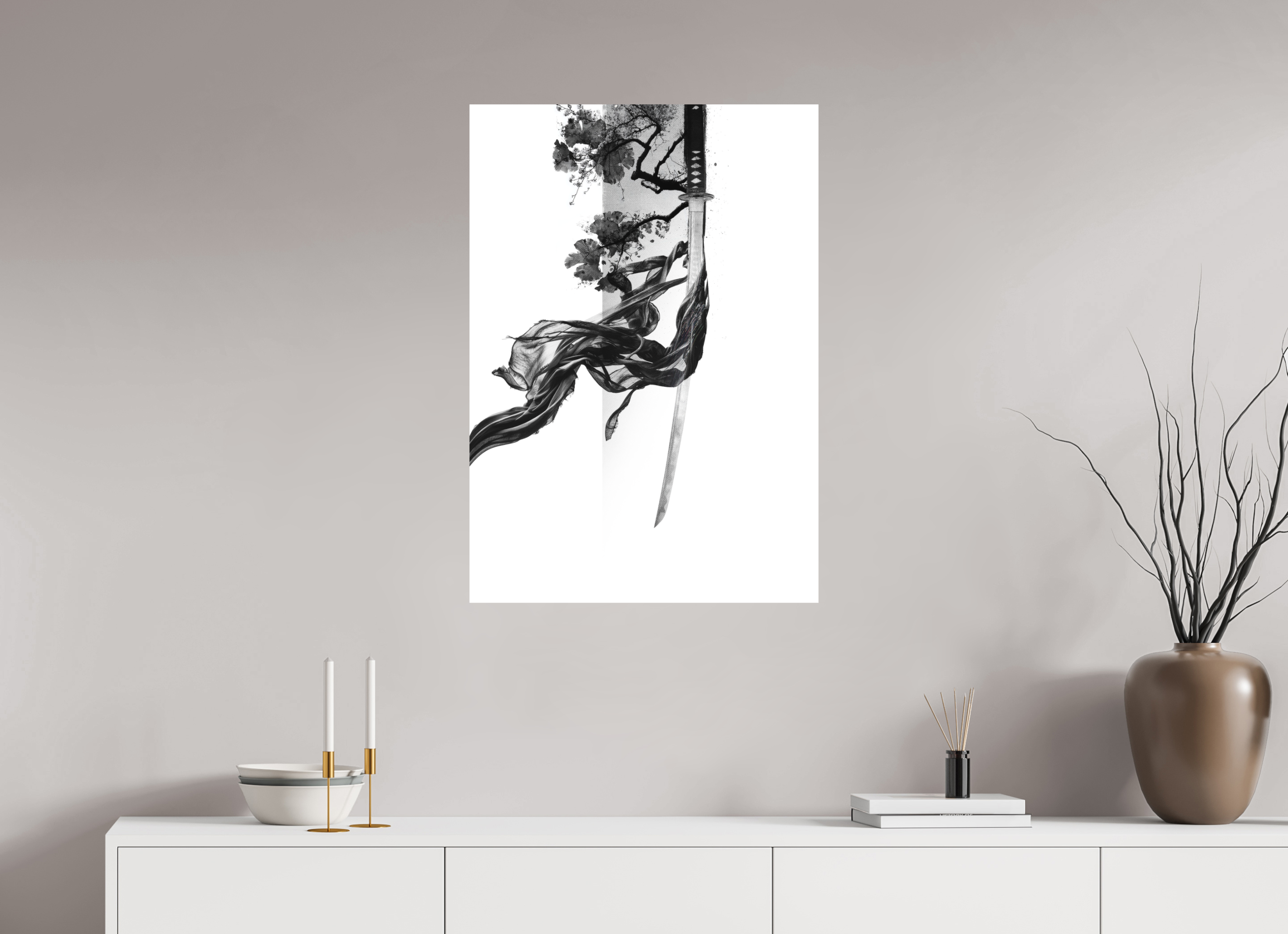 60 x 85,7 cm, Forex Kakemono Printemps