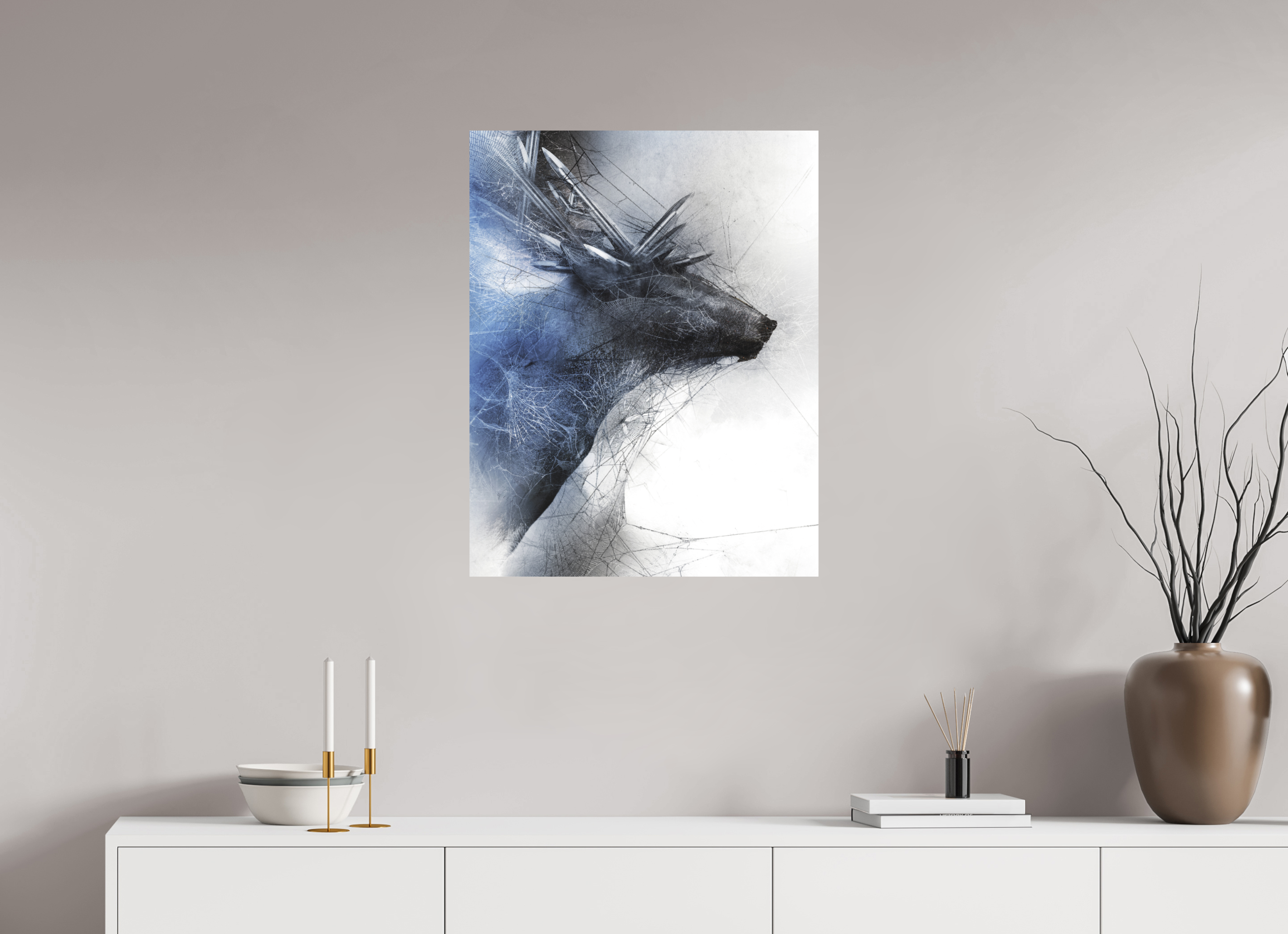 60 x 76,7 cm, Forex L'Epée, la Famine et la Peste