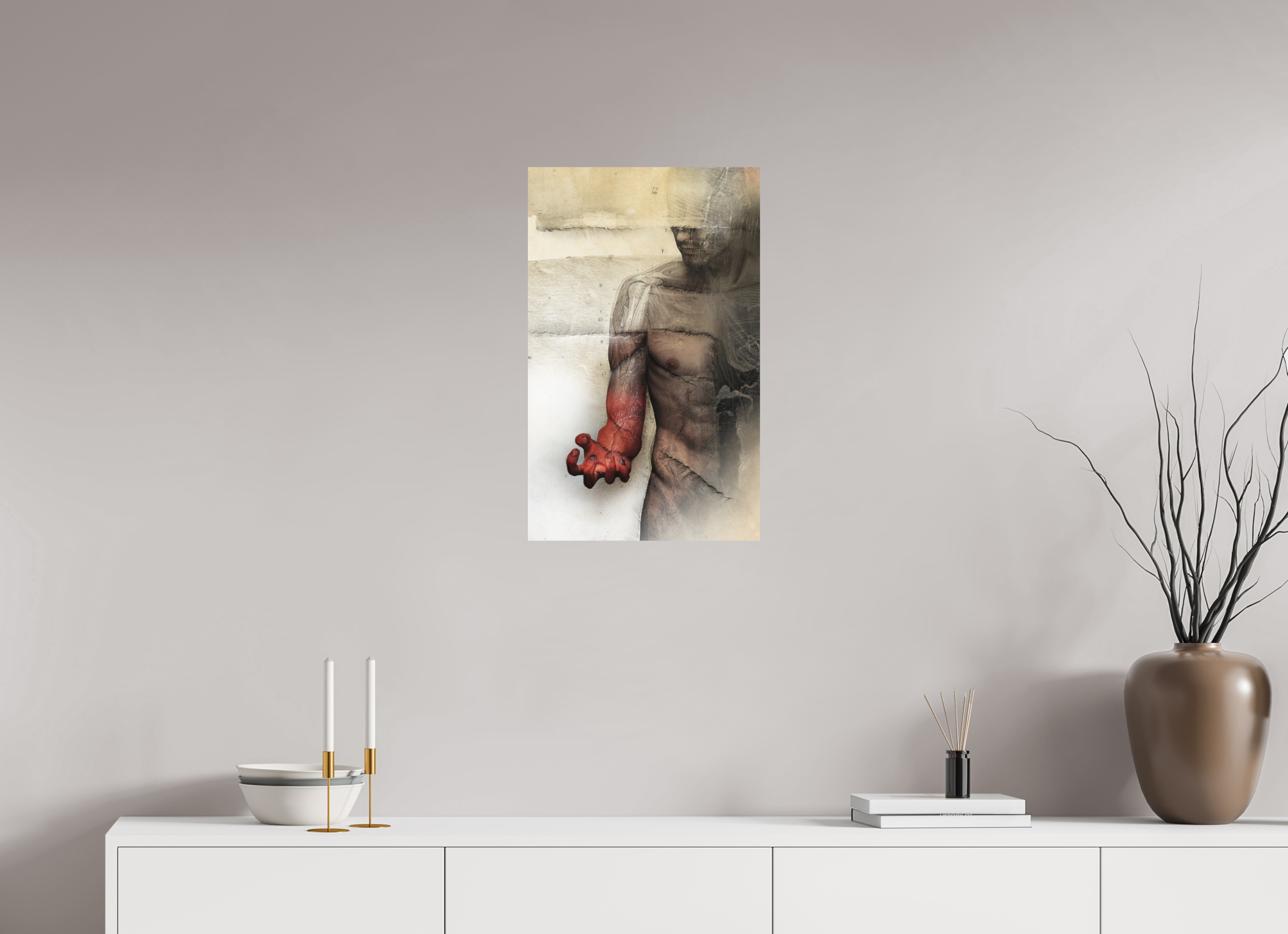 40 x 64,4 cm, Papier Hahnemuhle Frankenstein