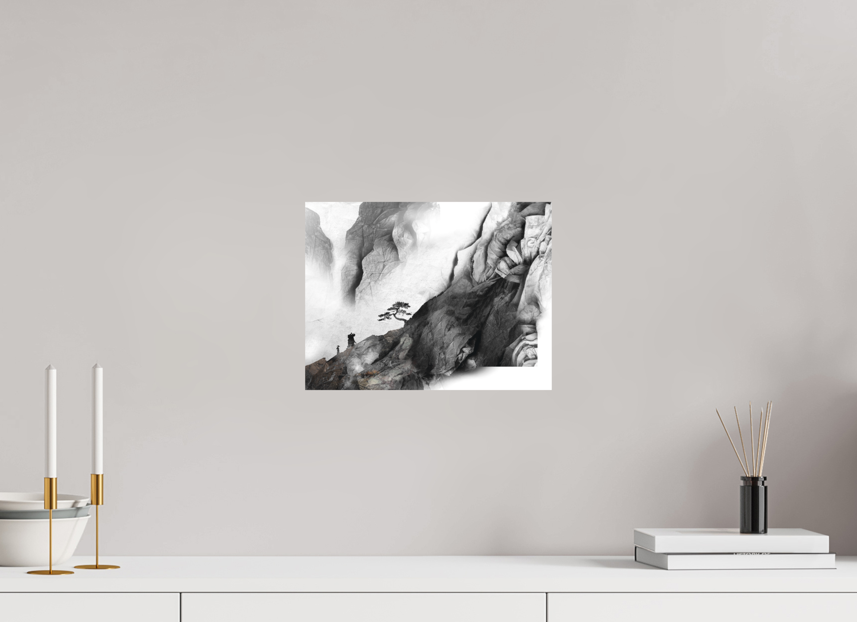 32,8 x 25 cm, Hahnemuhle Asuka - L'ascension