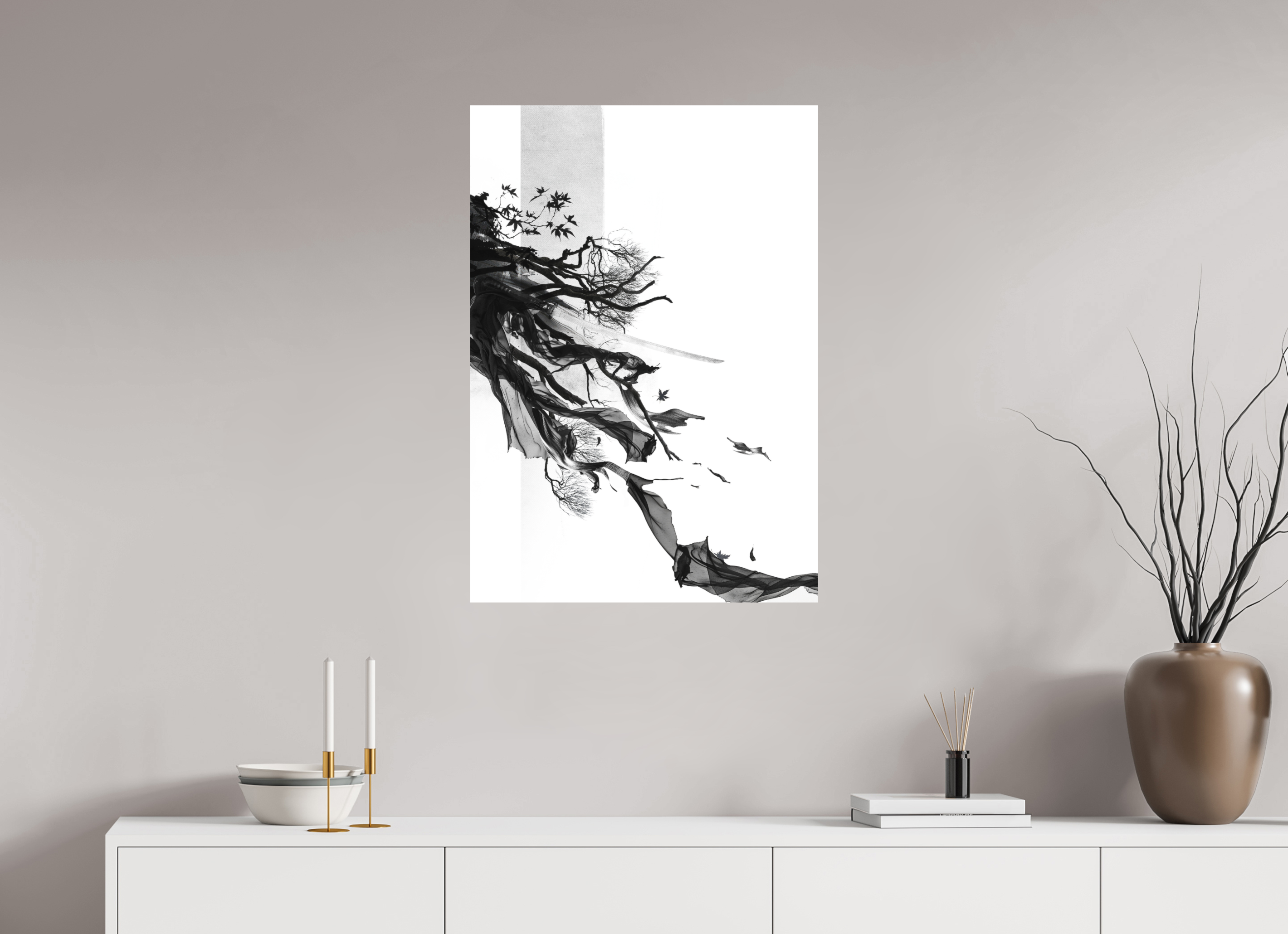 60 x 85,7 cm, Hahnemuhle Kakemono Automne