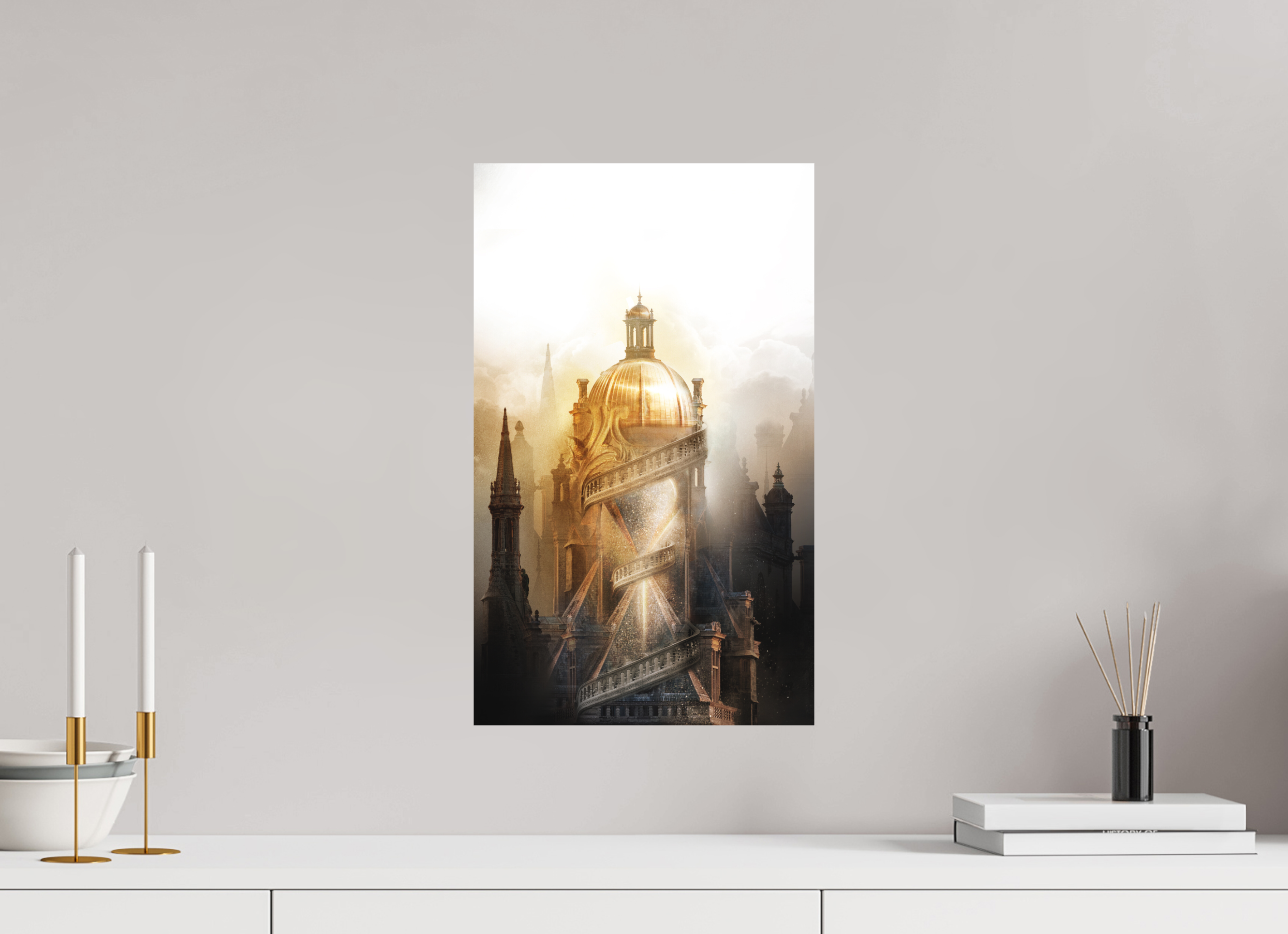 30 x 49,5 cm, Plaque Forex La Passe-miroir, les disparus du Clairdelune