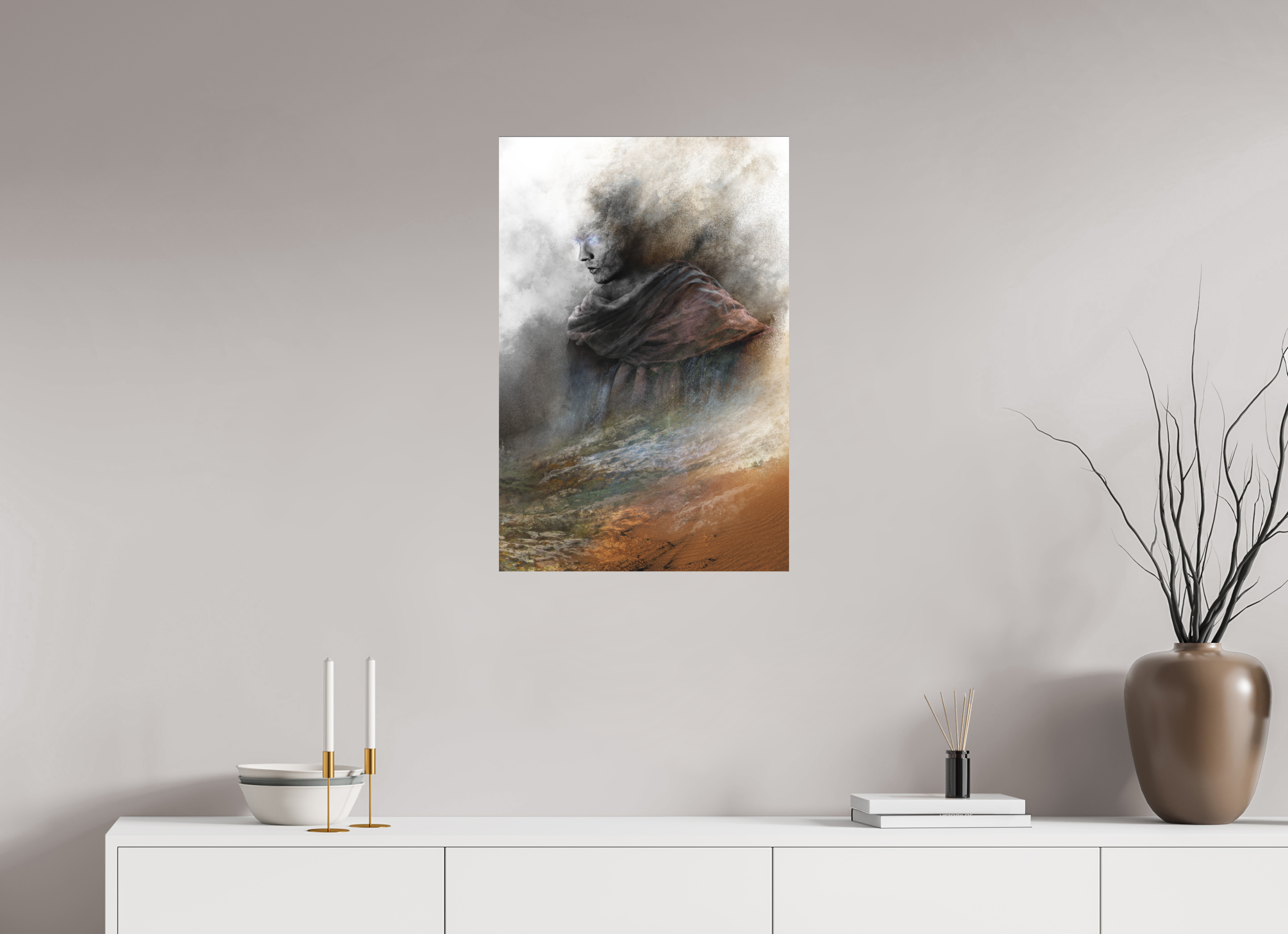 50 x 75 cm, Hahnemuhle Dune - L'Empereur-Dieu de Dune