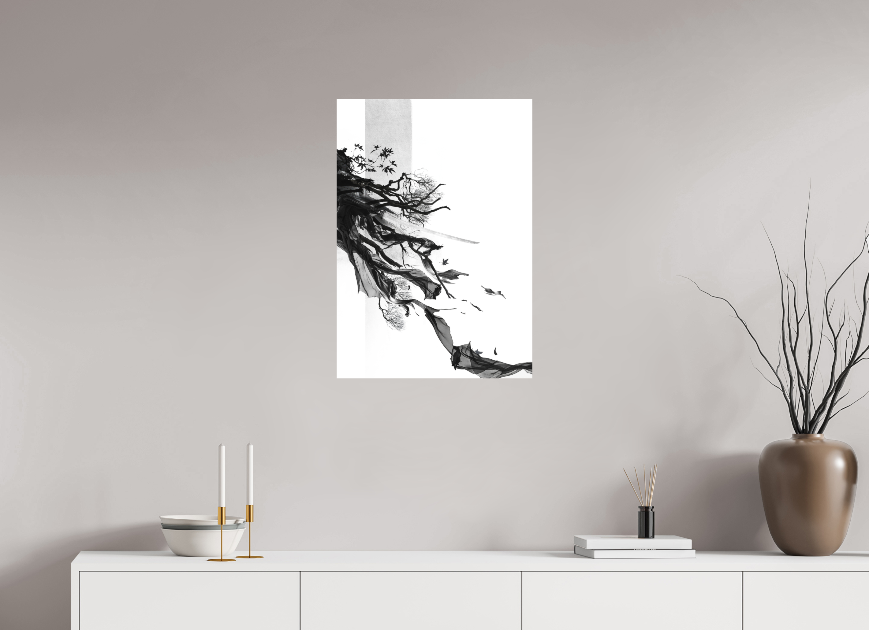 50 x 71,4 cm, Hahnemuhle Kakemono Automne