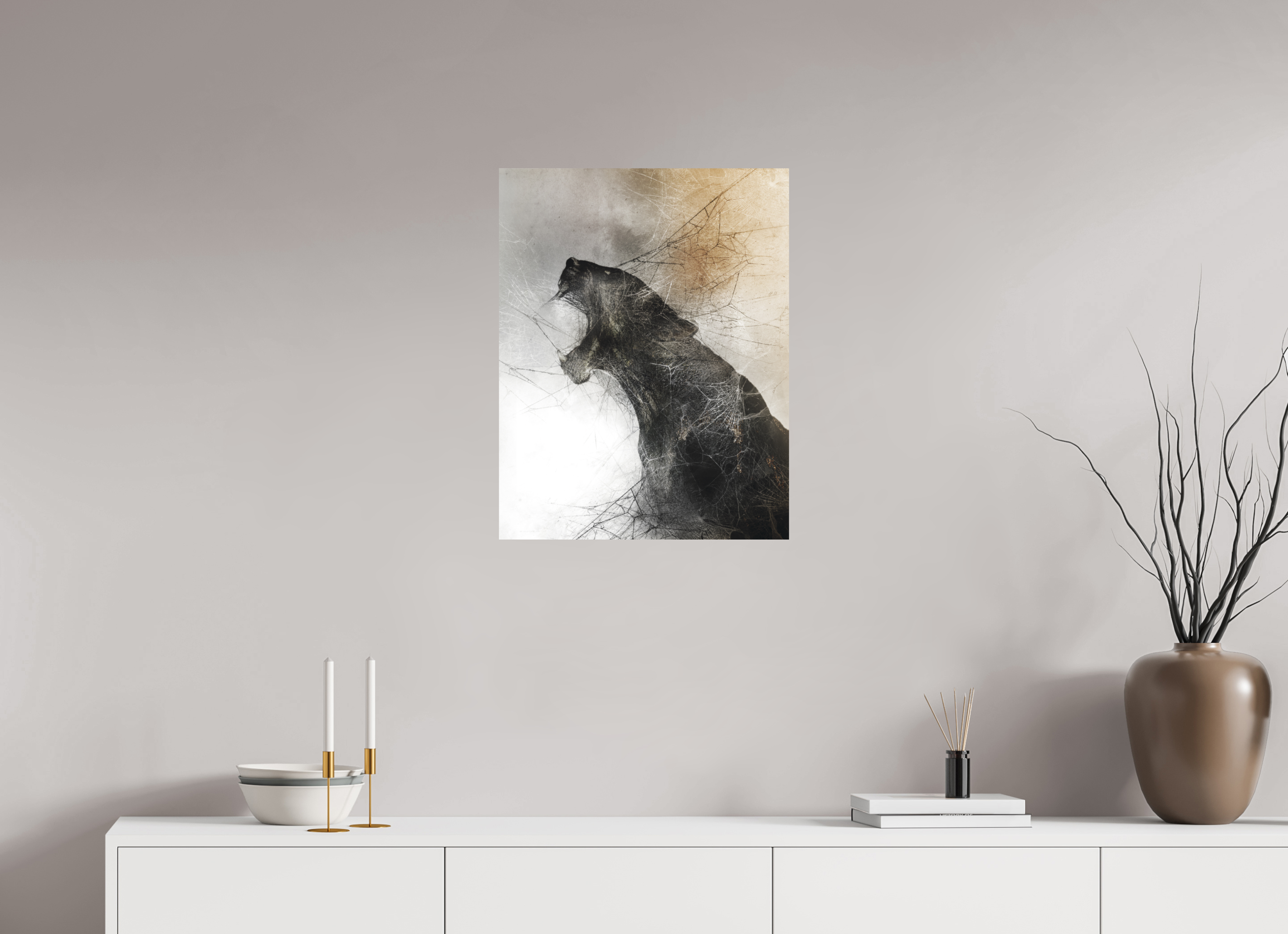 50 x 64 cm, Hahnemuhle L'Epée, la Famine et la Peste