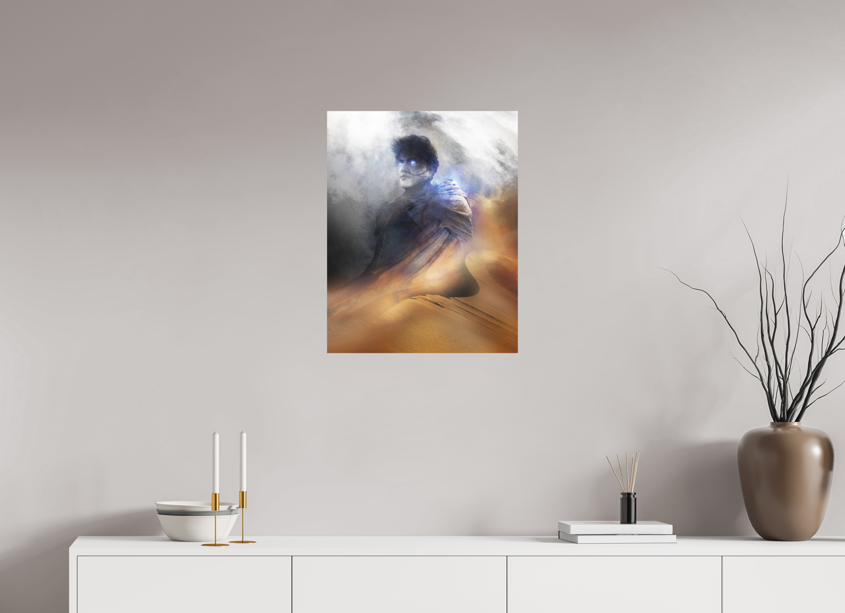 50 x 63,4 cm, Forex Dune