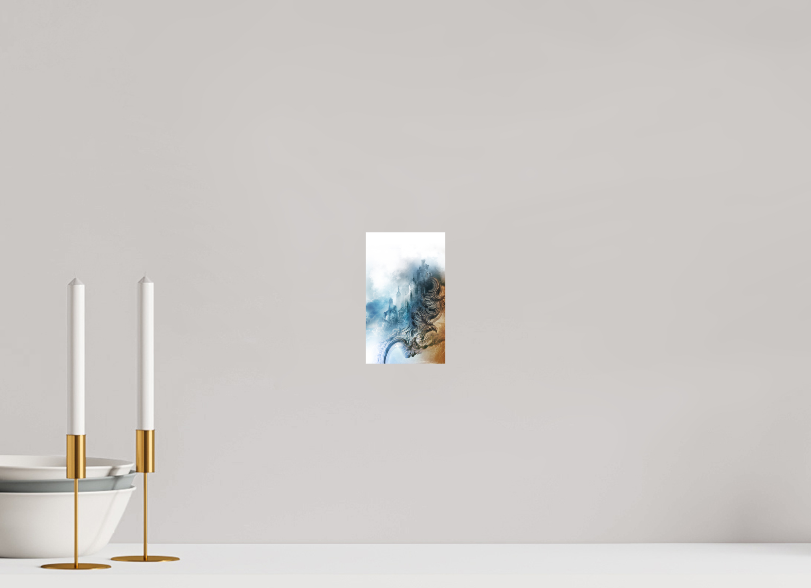 10 x 16,5 cm, Papier Hahnemuhle La Passe-miroir - Les Fiancés de l'hiver