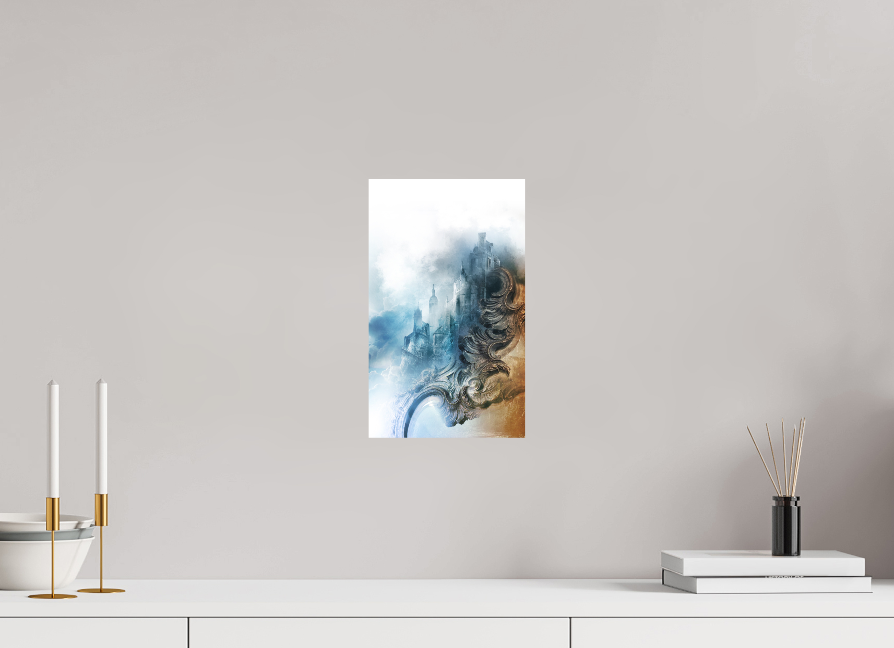 20 x 33 cm, Papier Hahnemuhle La Passe-miroir - Les Fiancés de l'hiver