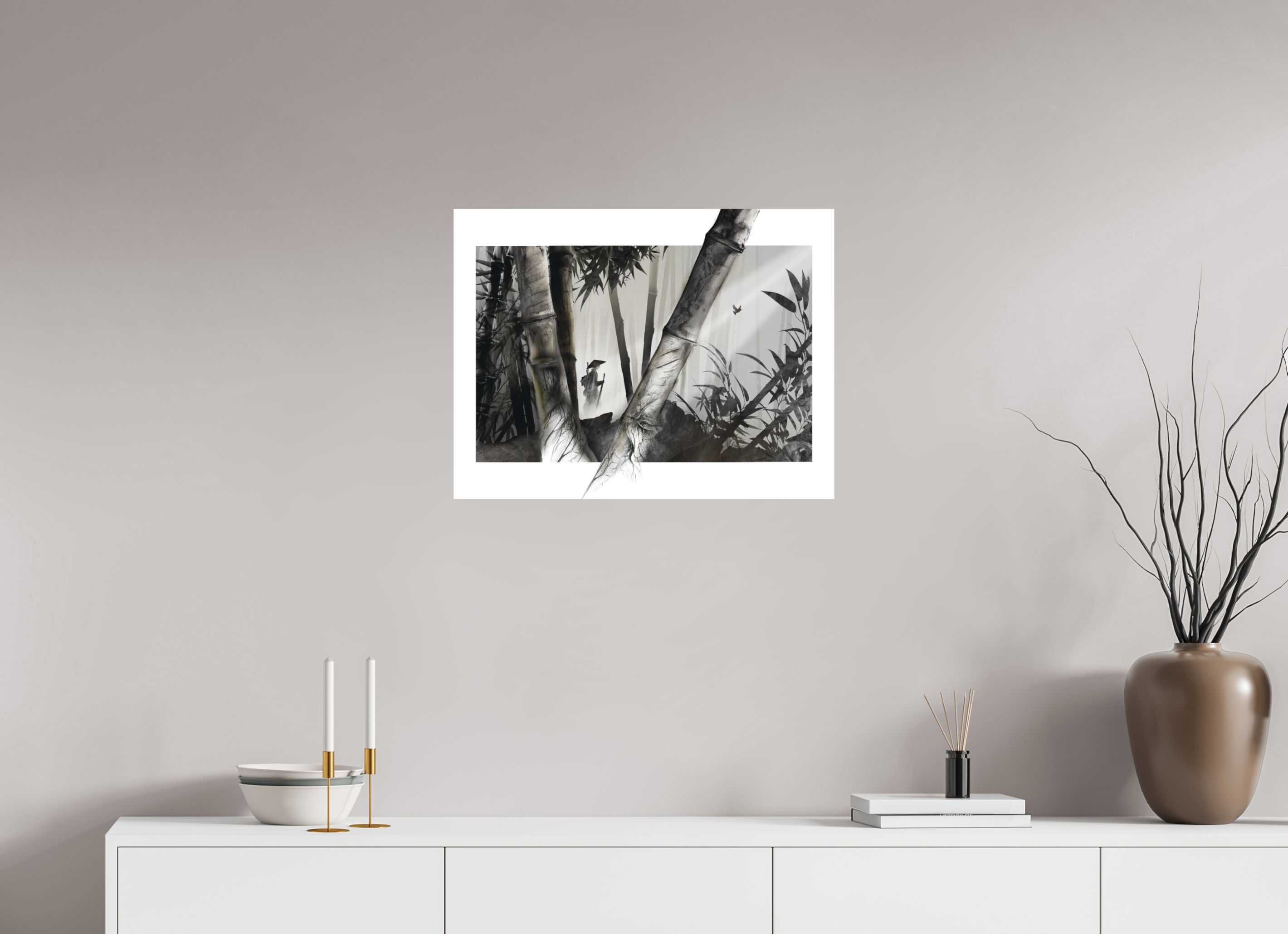 65,6 x 50 cm, Hahnemuhle Asuka - Les marais noirs