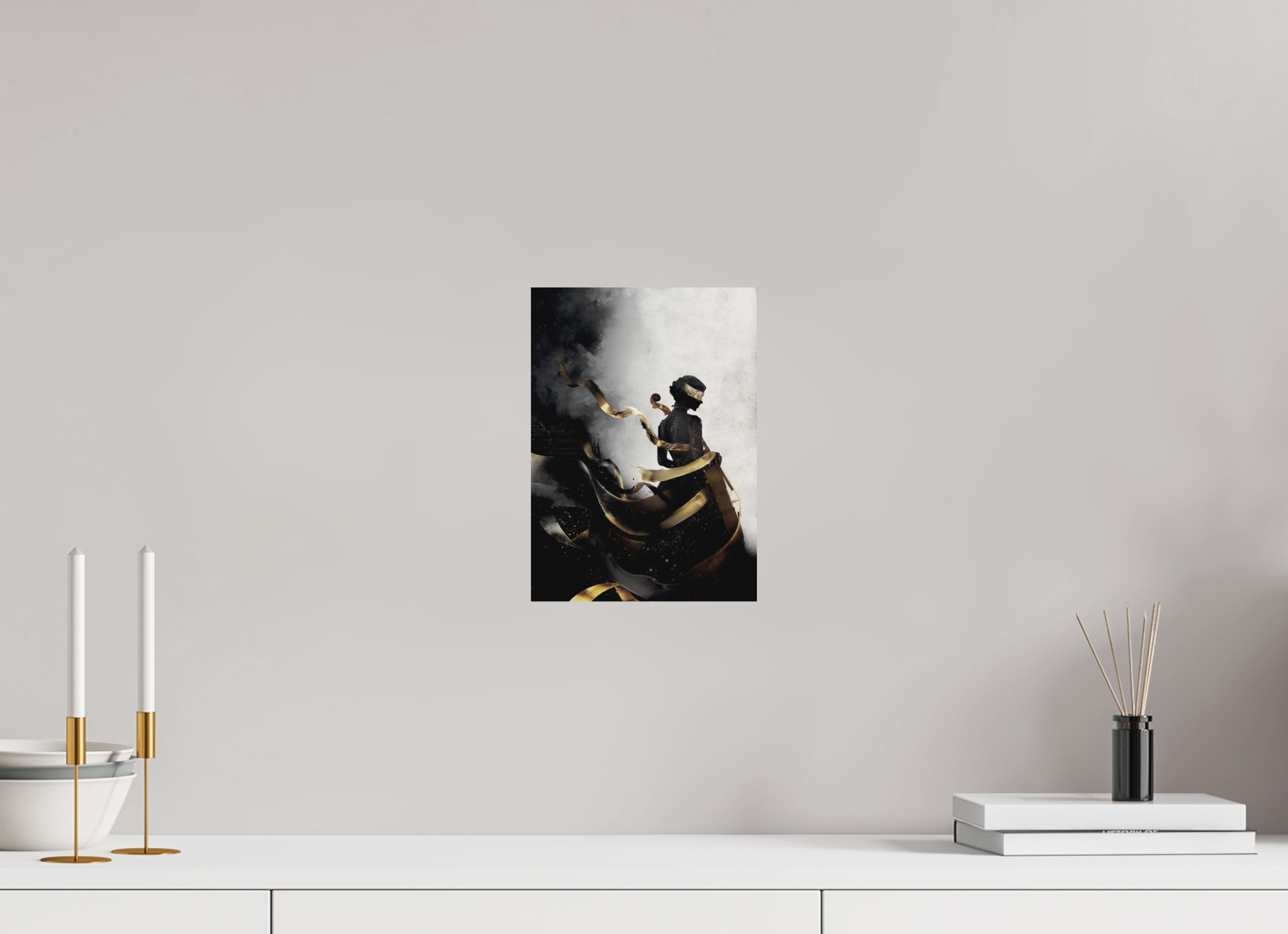 20 x 27,8 cm, Hahnemuhle L'Ombre et le Musicien