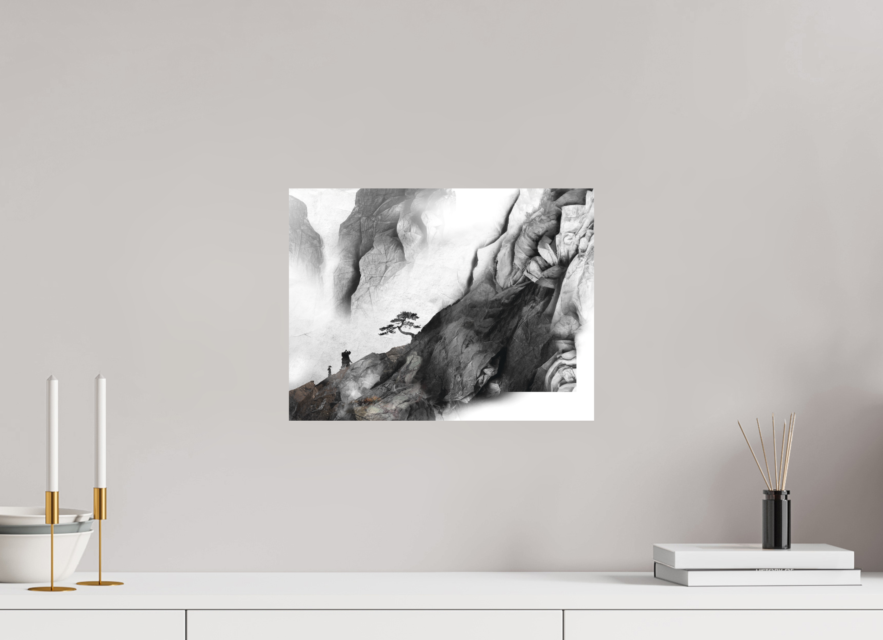 39,4 x 30 cm, Hahnemuhle Asuka - L'ascension