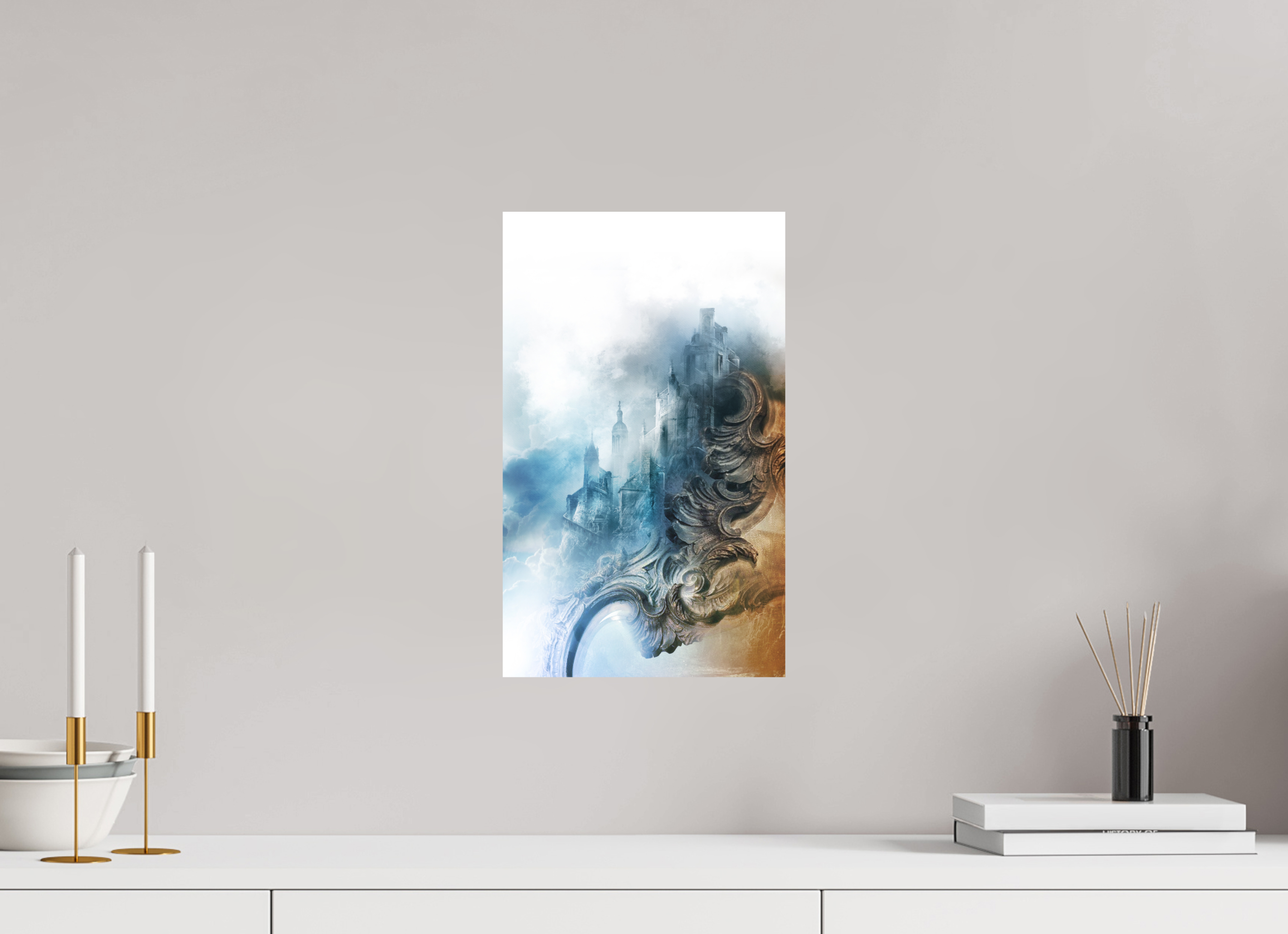 25 x 41,2 cm, Papier Hahnemuhle La Passe-miroir - Les Fiancés de l'hiver