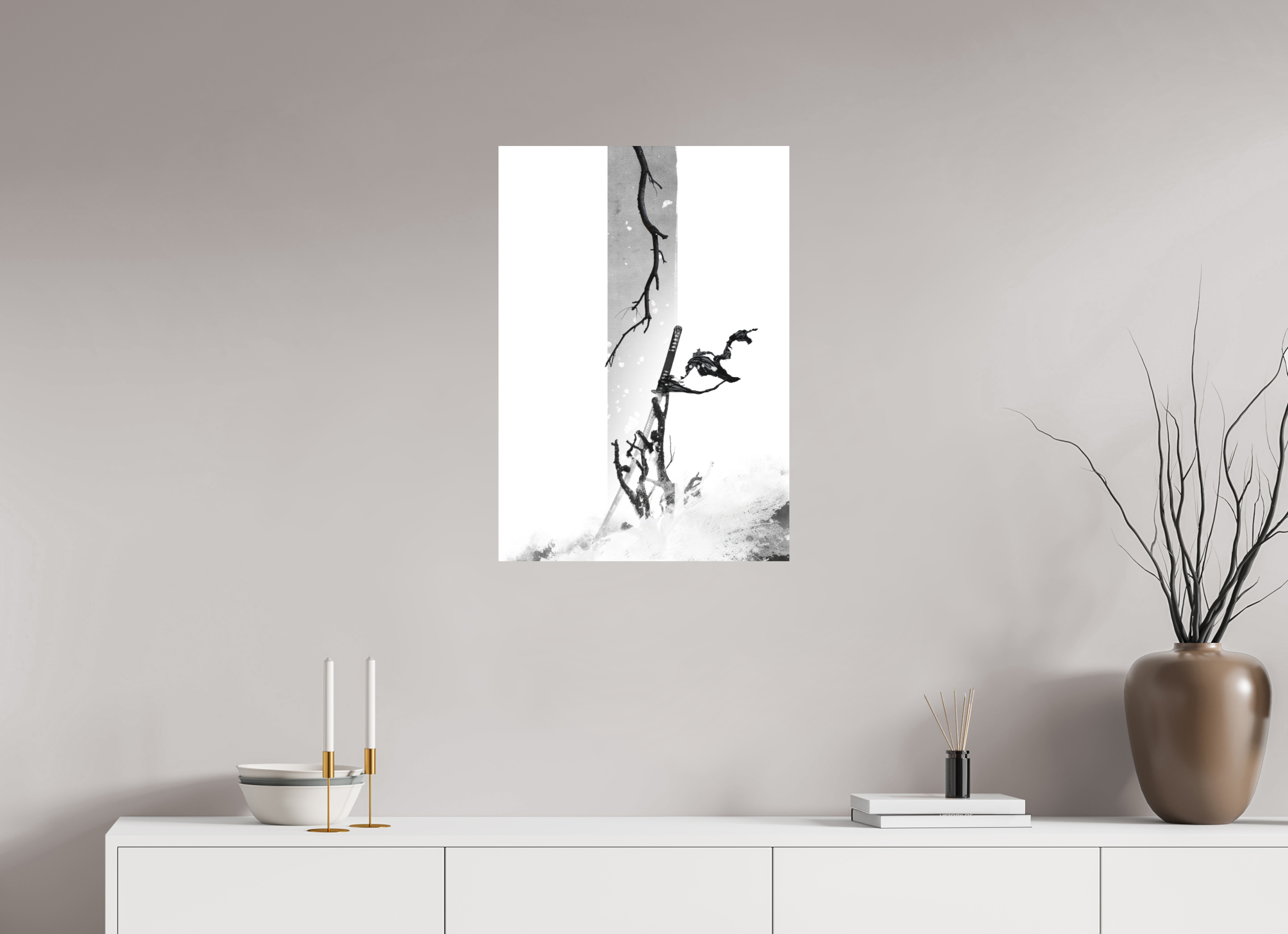 50 x 71,4 cm, Forex Kakemono Hiver